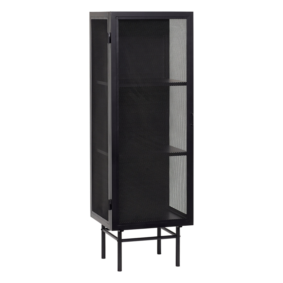 Edge Cabinet Single Black - 50x45xh150cm