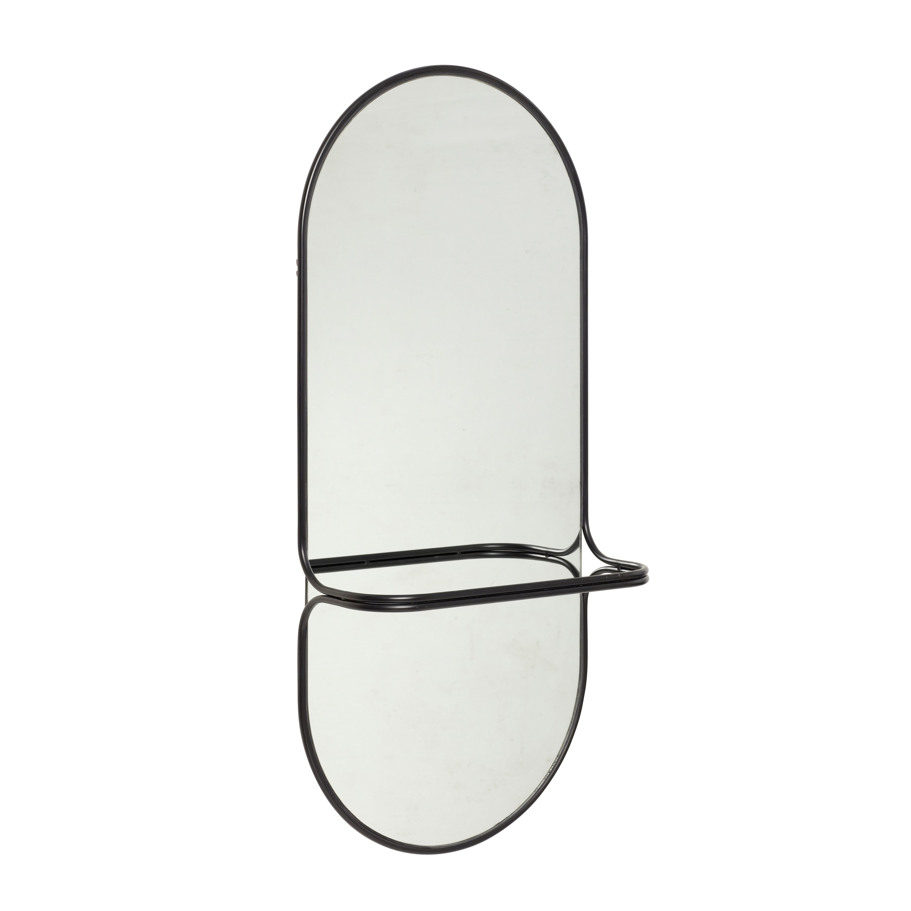 Bære veggspeil svart - 46x21xh102cm