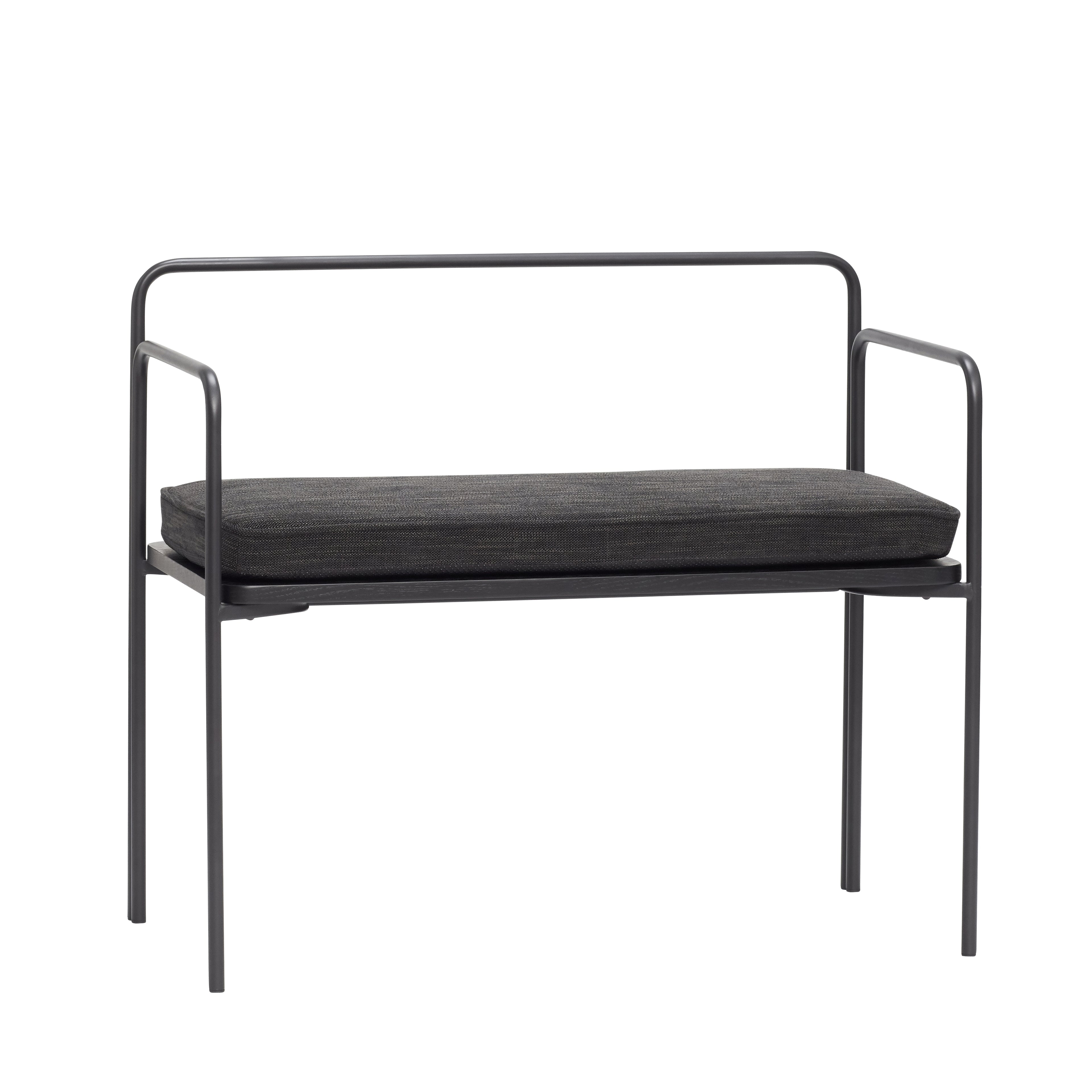 Bære benk svart - 71x42xh81cm