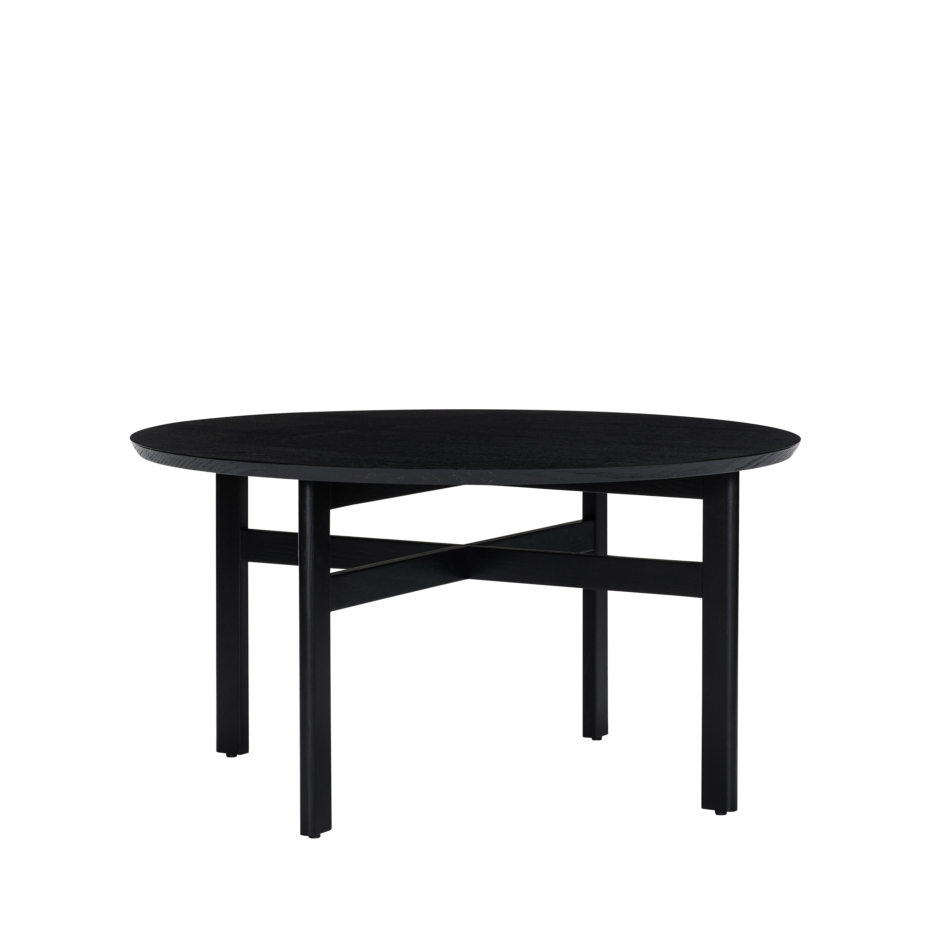 Fjord salongbord svart - Ø80XH42cm