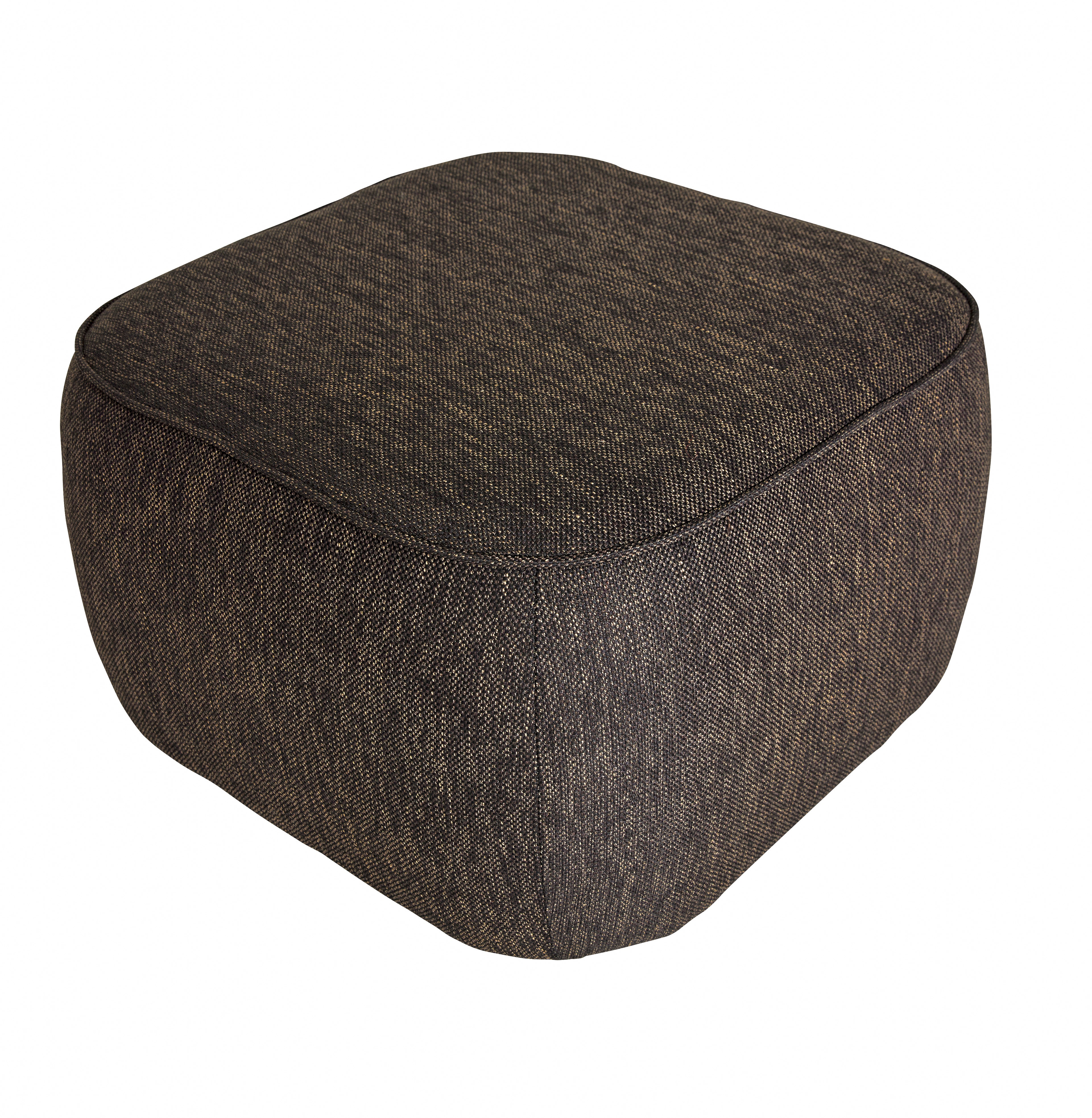 Cube Puf mørkebrun - 57x57xh39cm