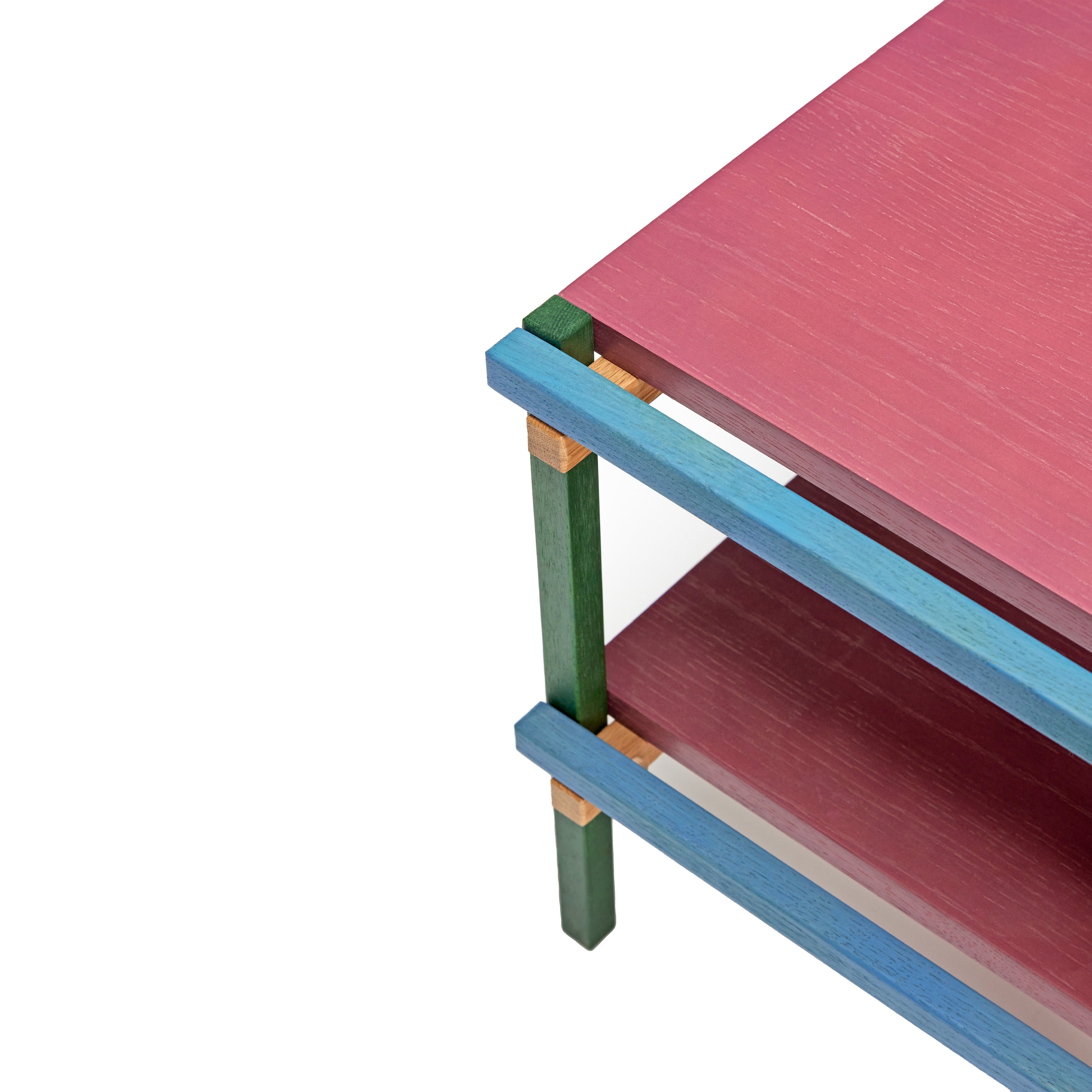 Crayon sidebord multikolorert - 40x40xh40cm