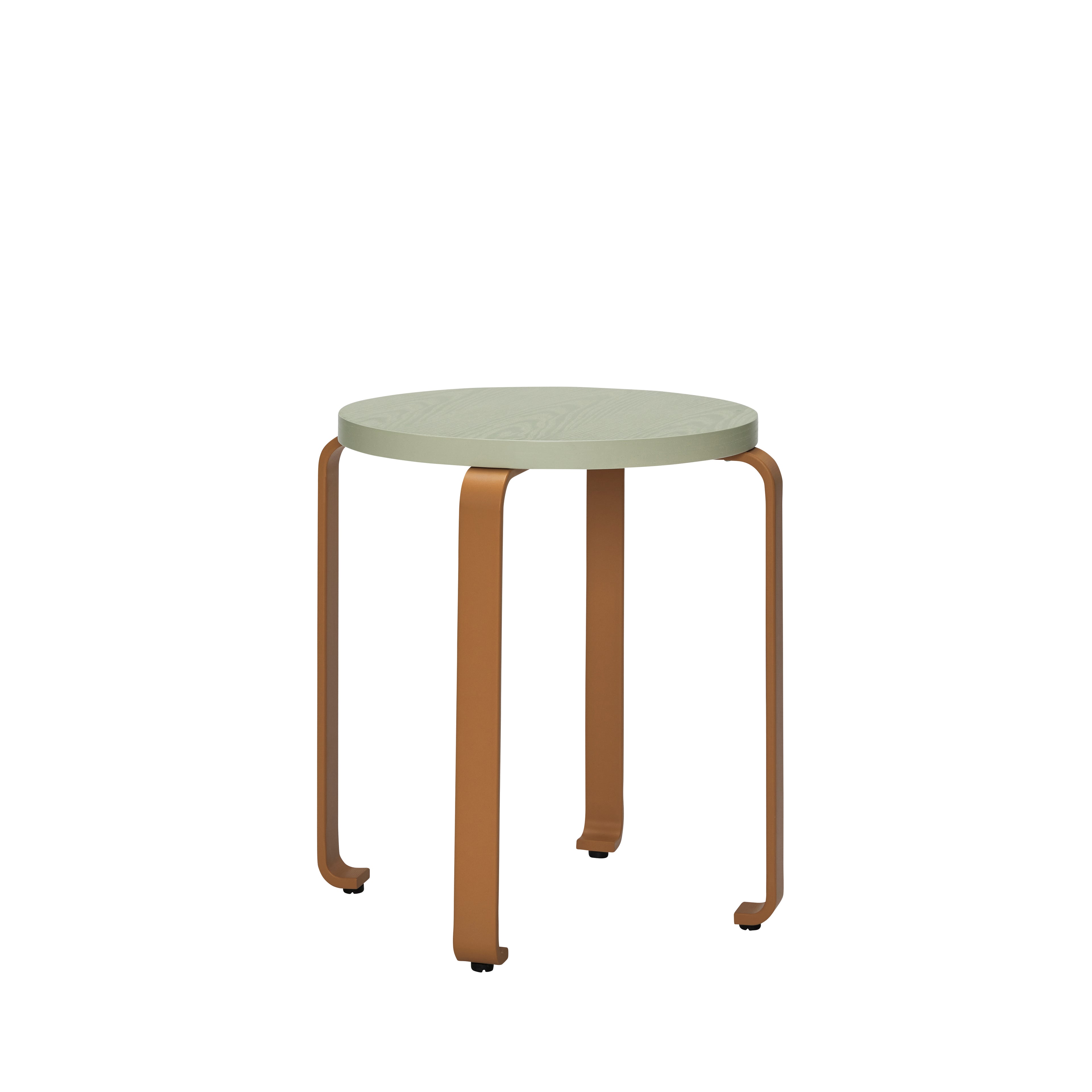 Smile Stool Lysegrønn/oransje - ø46xh46,5cm