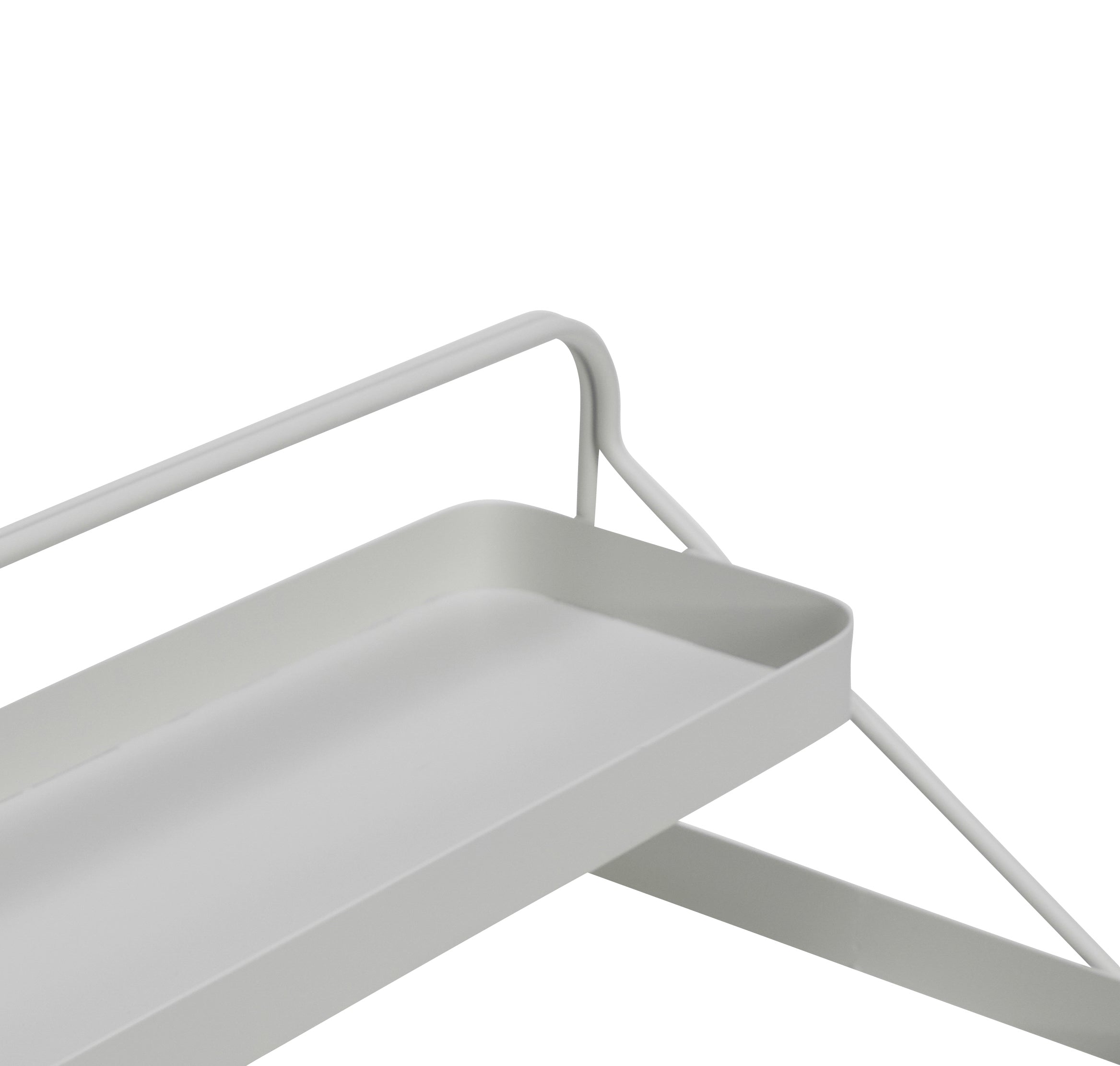 Sortit Papirskuff Lys grå - 38x25xh20cm A4/A5