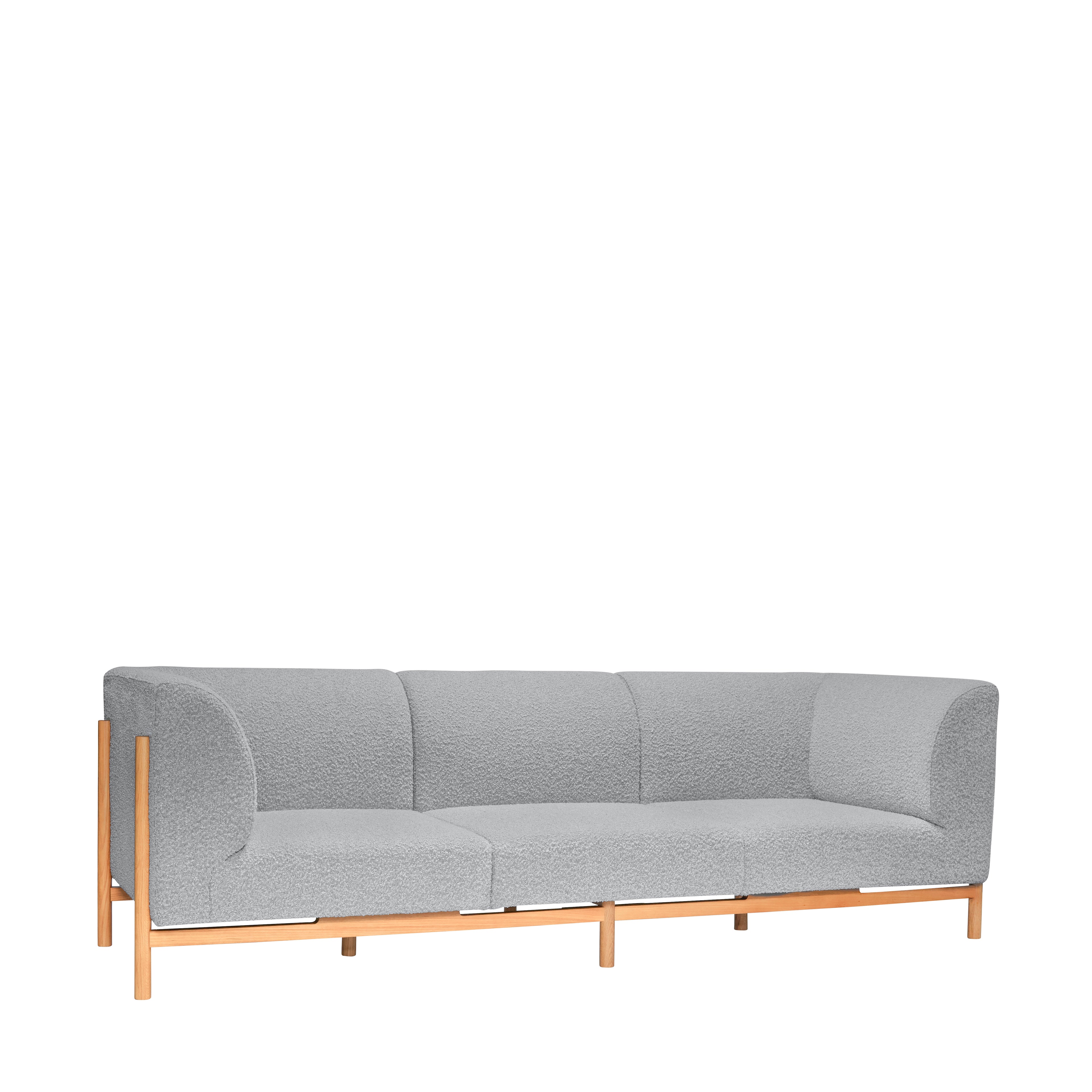 Moment Sofa 3 -Persons Large Gray - 257x89xh80cm