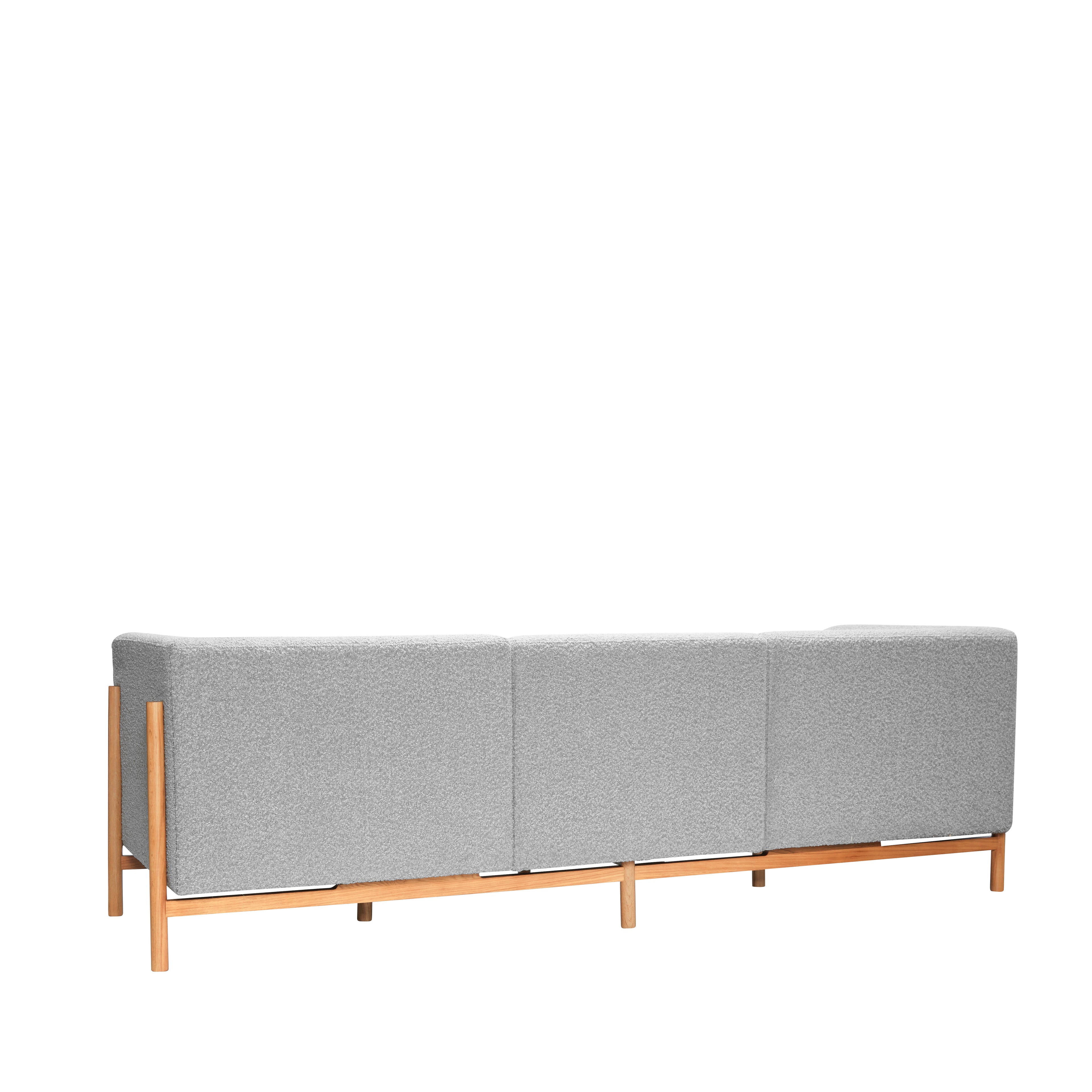 Moment Sofa 3 -Persons Large Gray - 257x89xh80cm