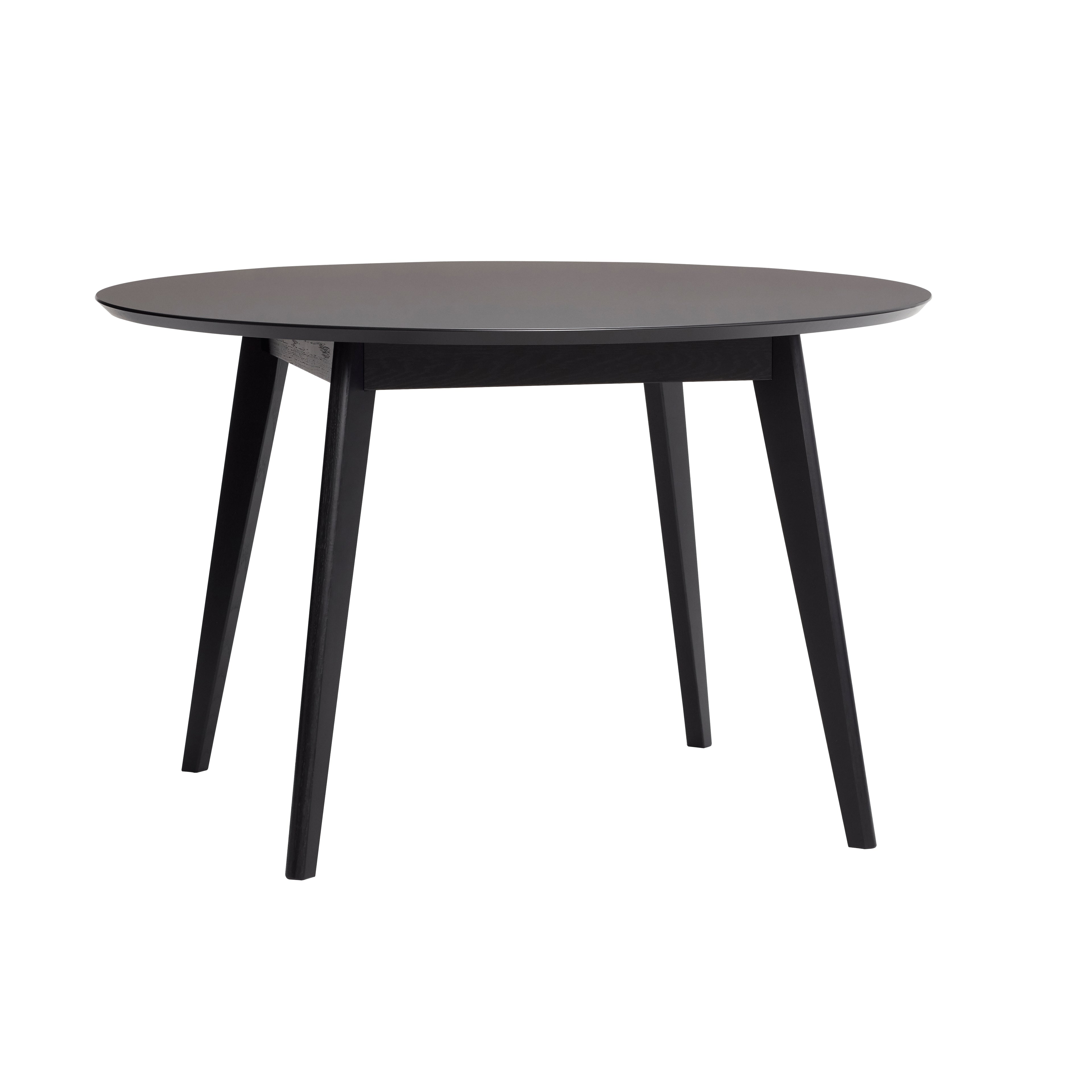 Hold spisebord rundt svart - Ø120xh76cm