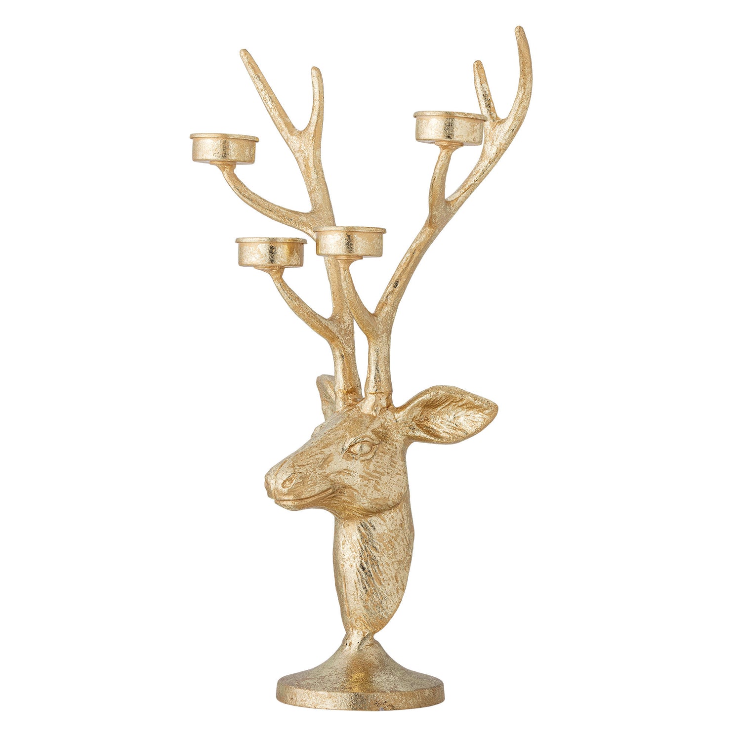 Bloomingville Kanei Fyrfadstage, gull, metall