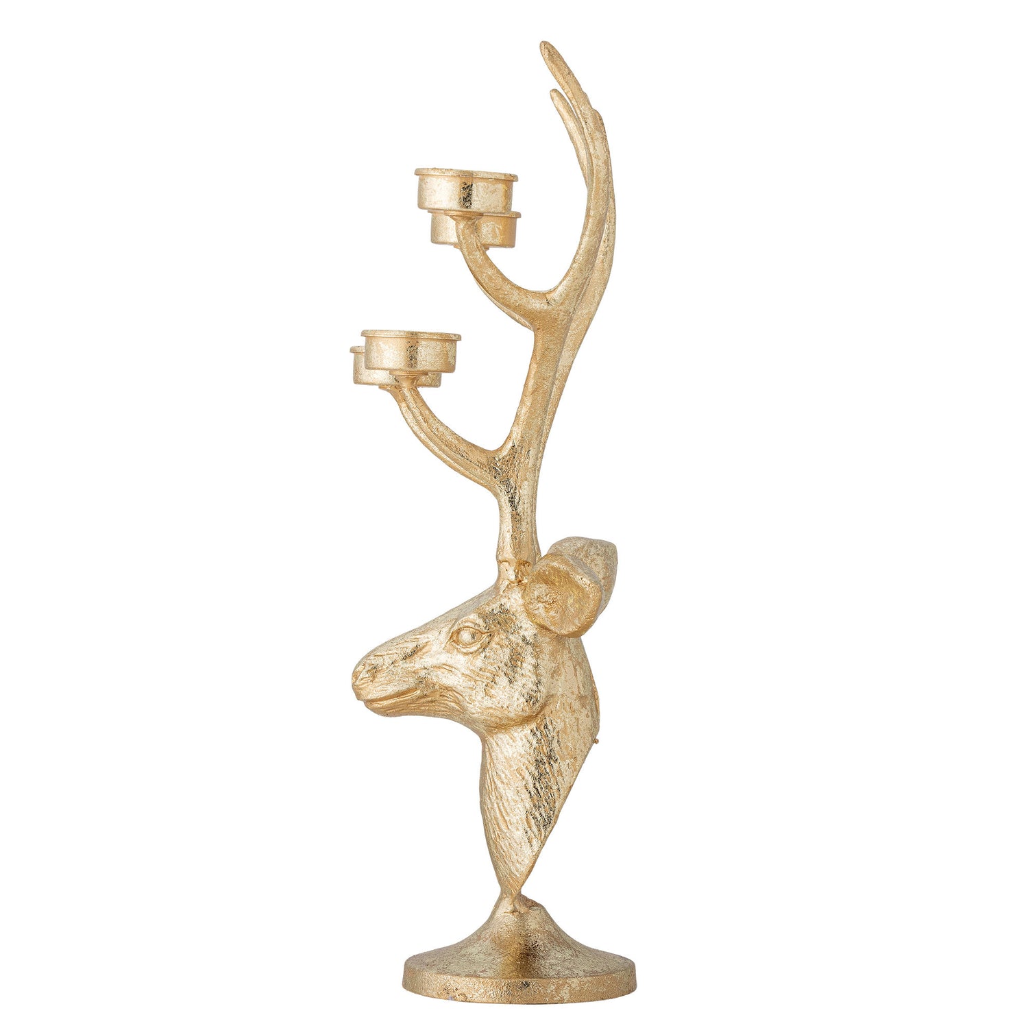 Bloomingville Kanei Fyrfadstage, gull, metall