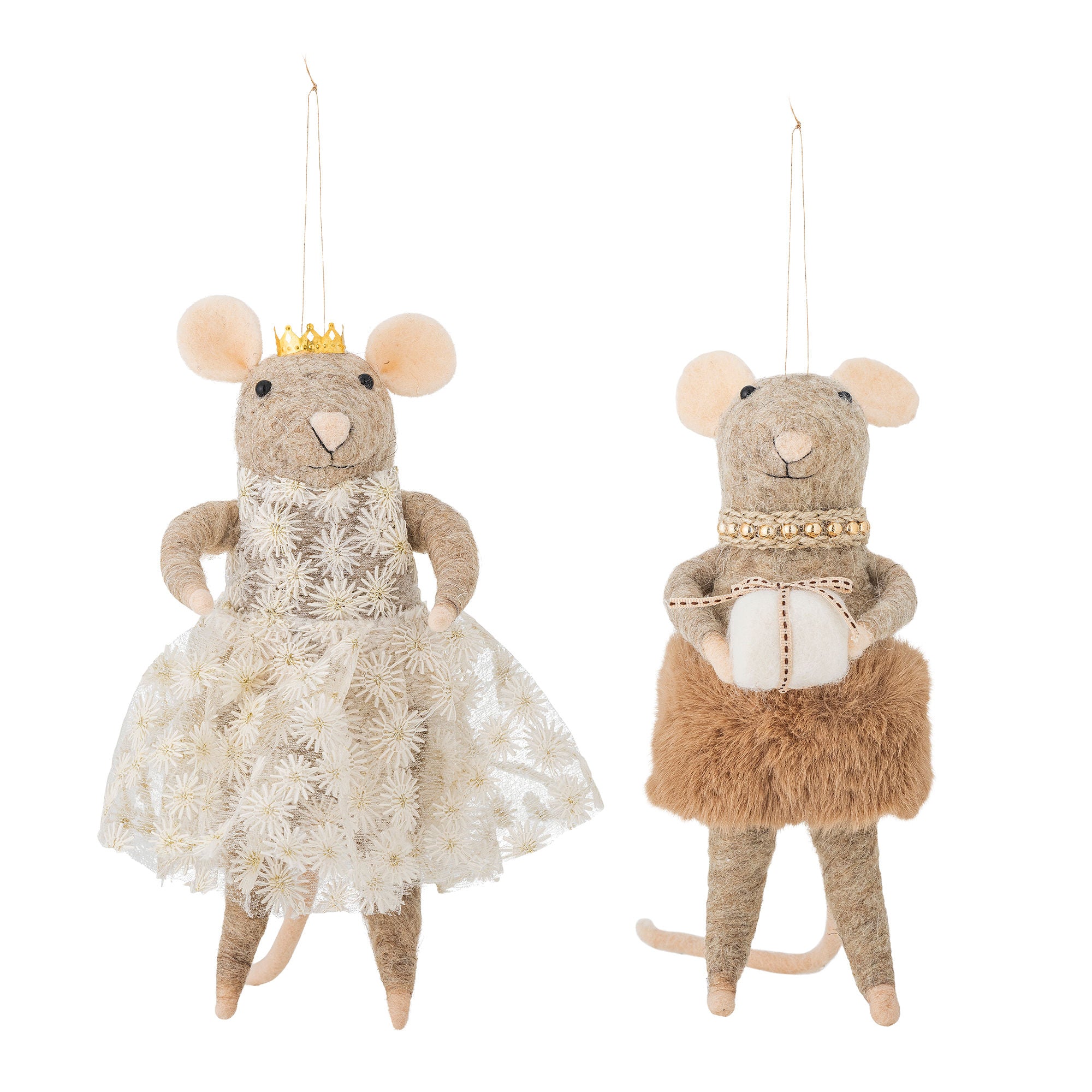 Bloomingville Peo Ornament, Brown, Wool