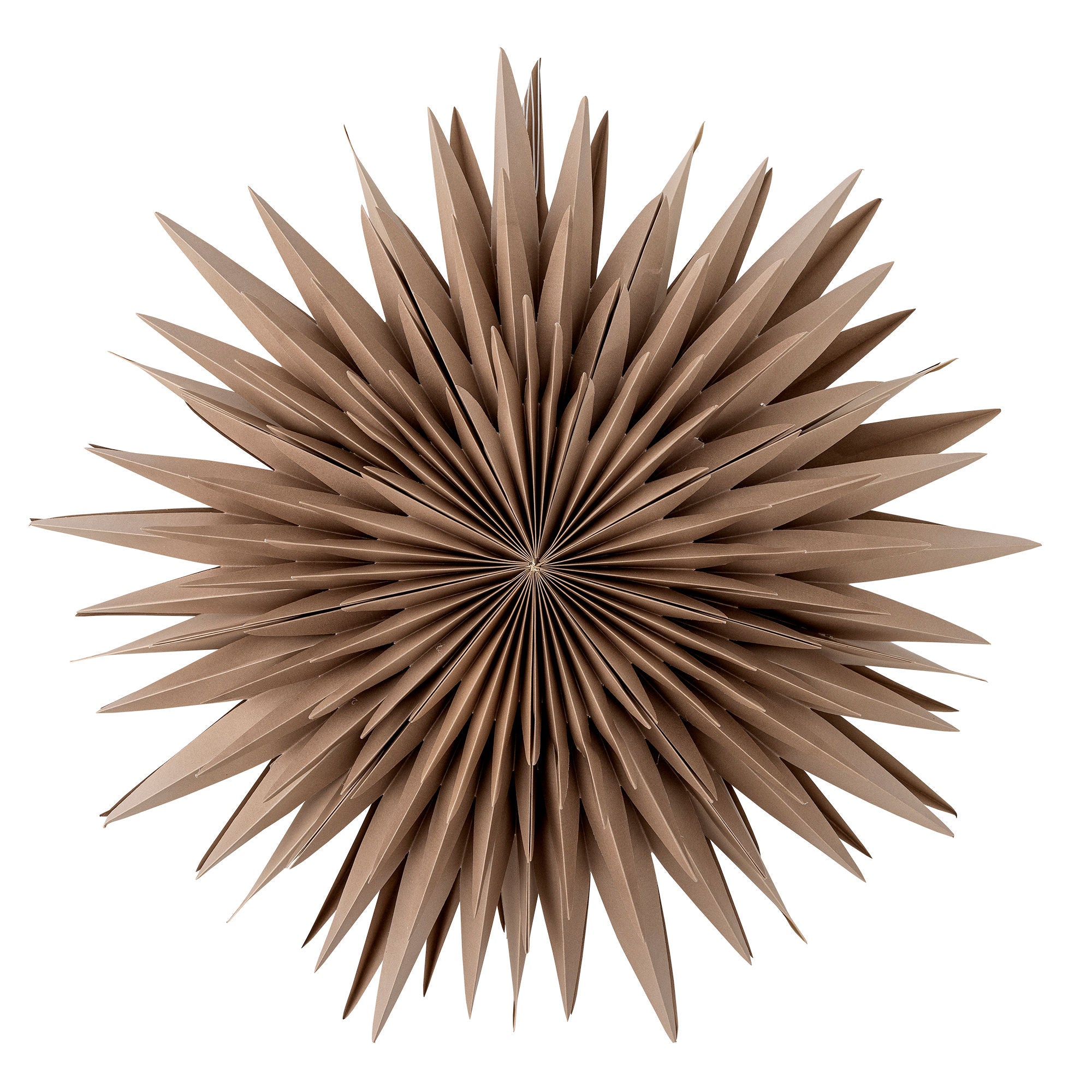 Bloomingville Elijas stjerne m/lys, brun, FSC® -blanding, papir