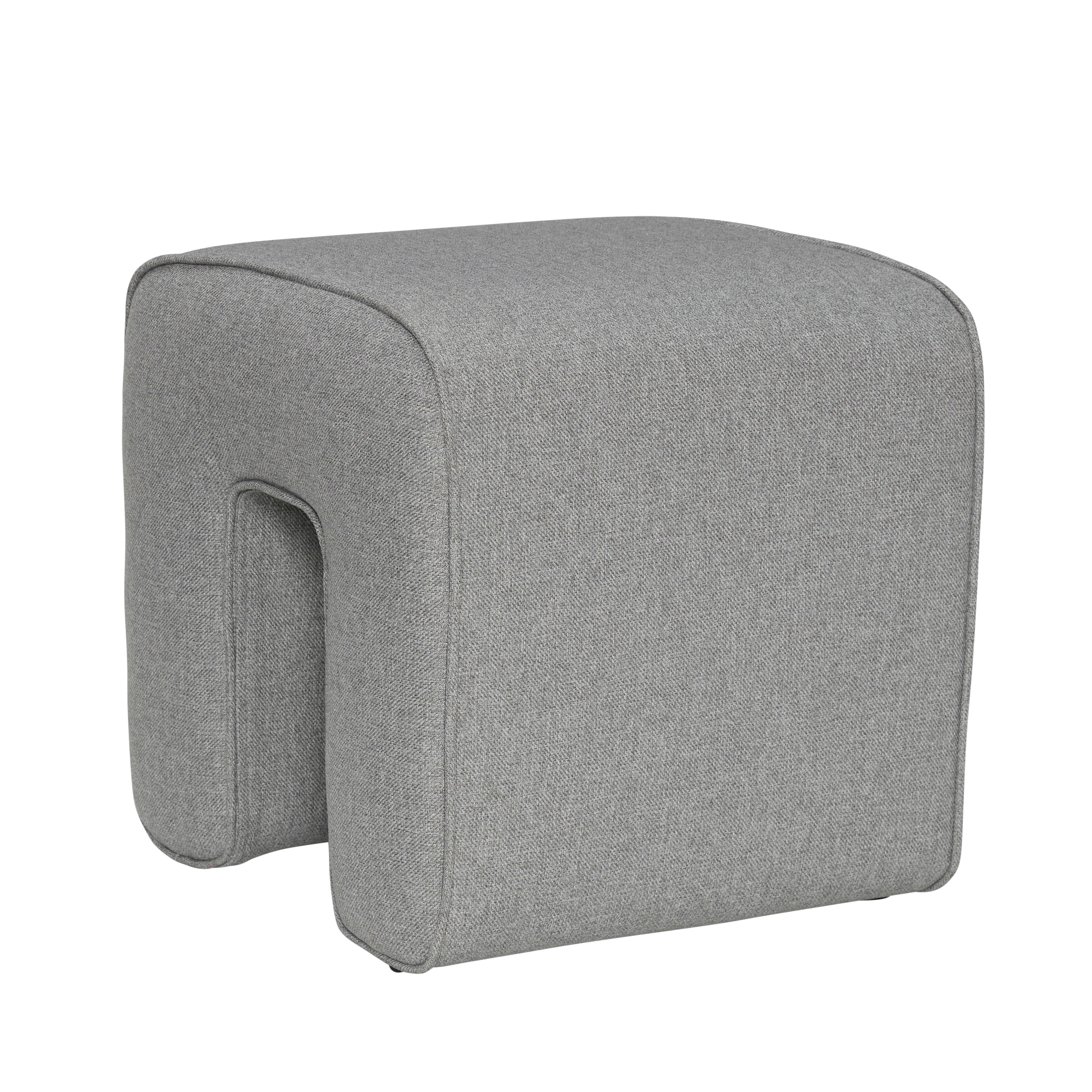 Sculpture Puf Grey - 45x45xh47cm