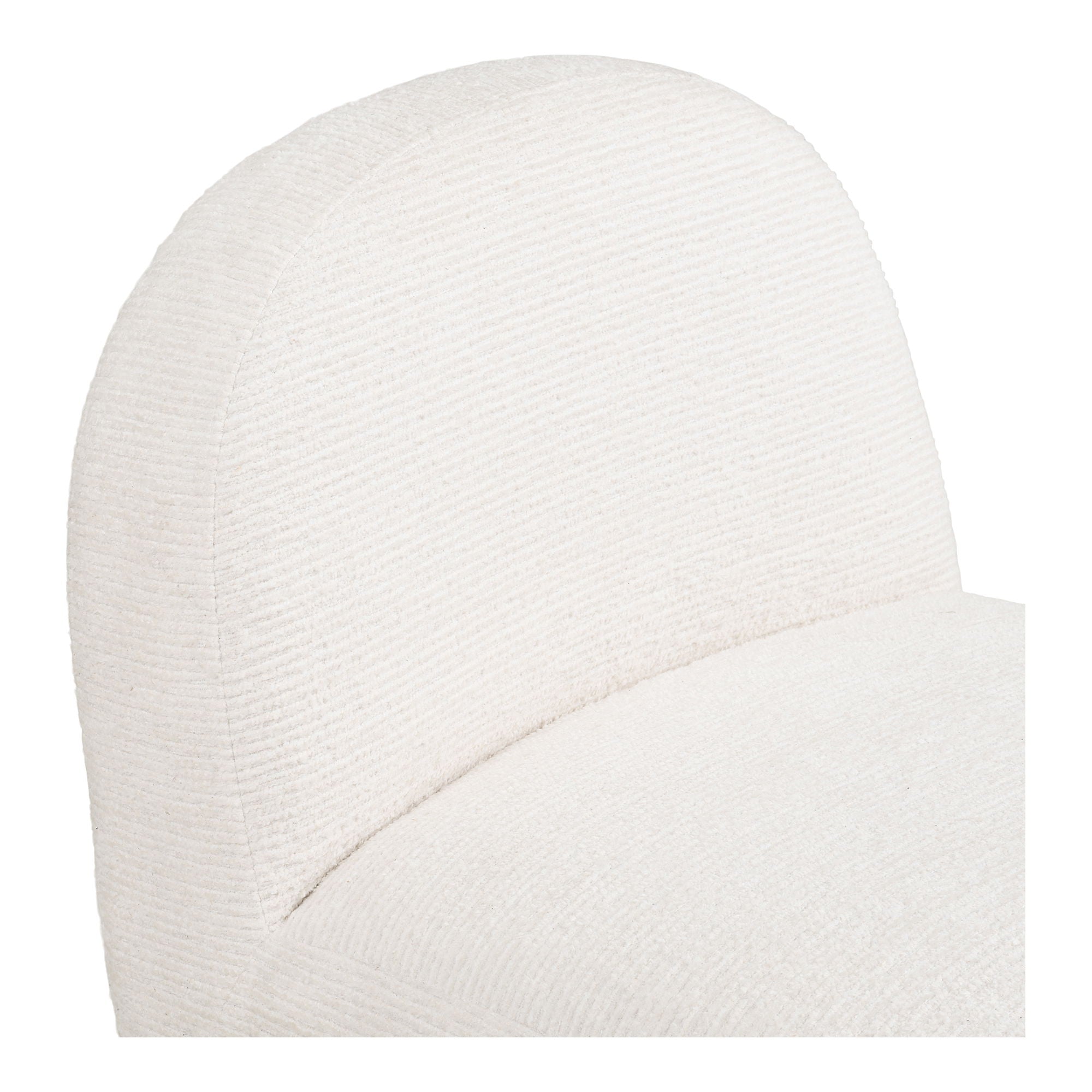 Milo Lounge Chair - Lounge Chair with Swivel Function, Off White HN1081
