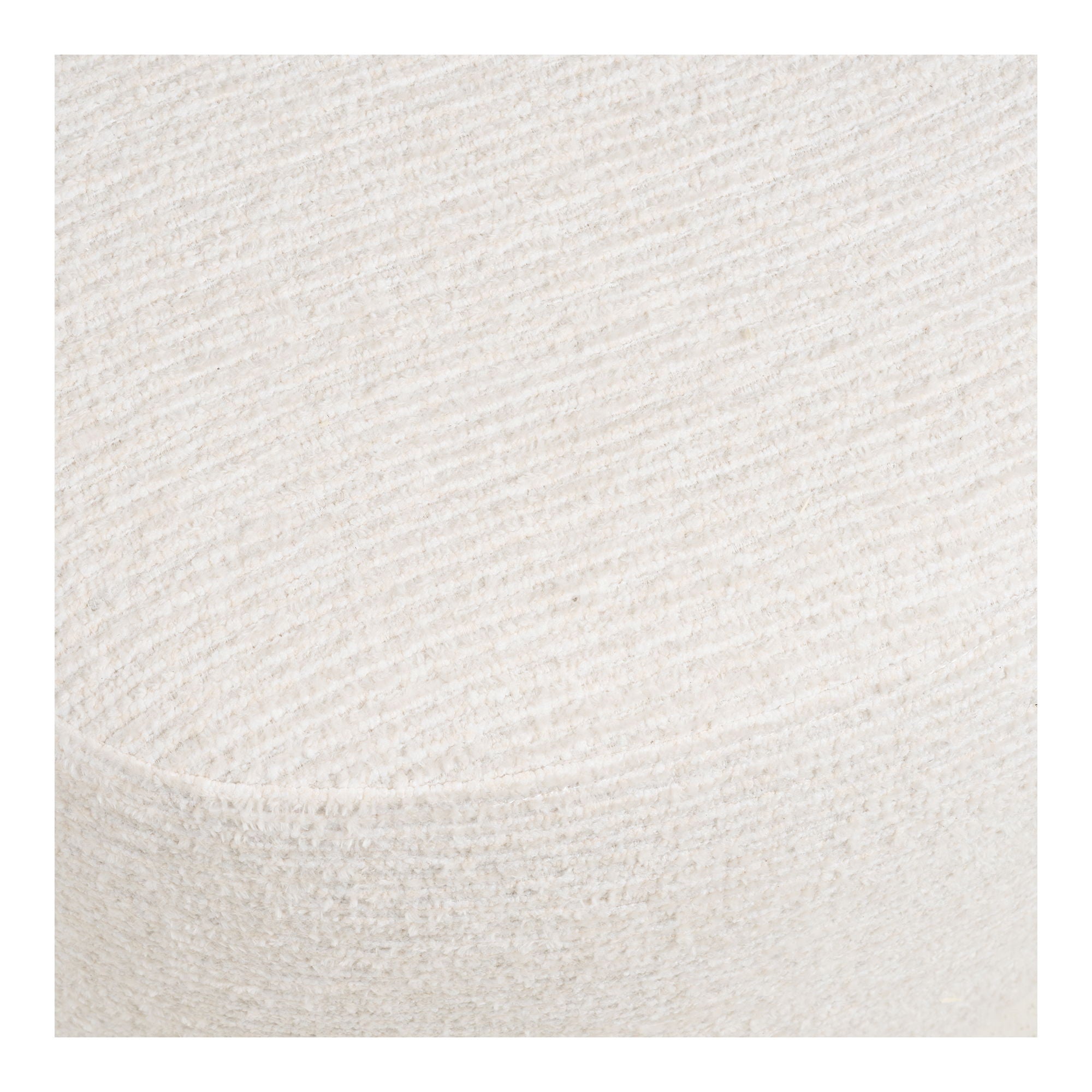Milo Set - Lounge Chair and Puff, Off -White HN1081