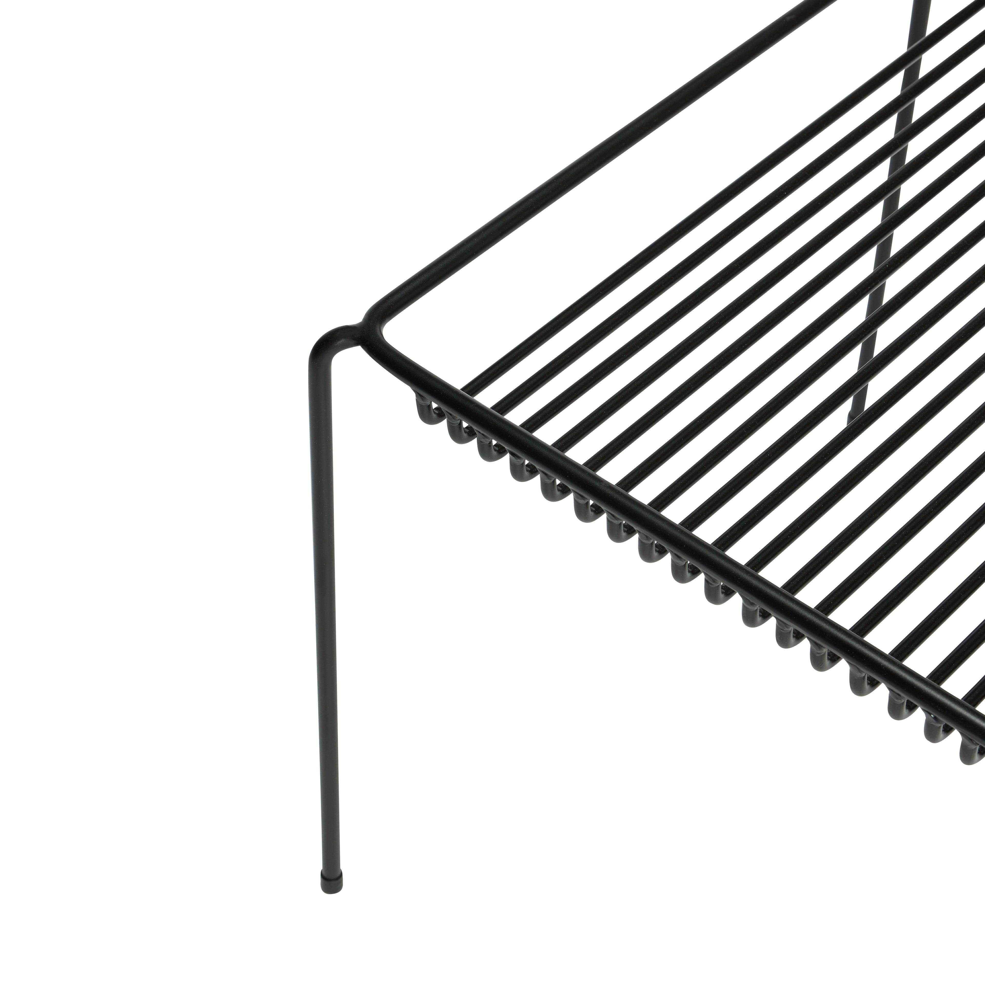 String Sidebord Svart - 51x51xh45cm