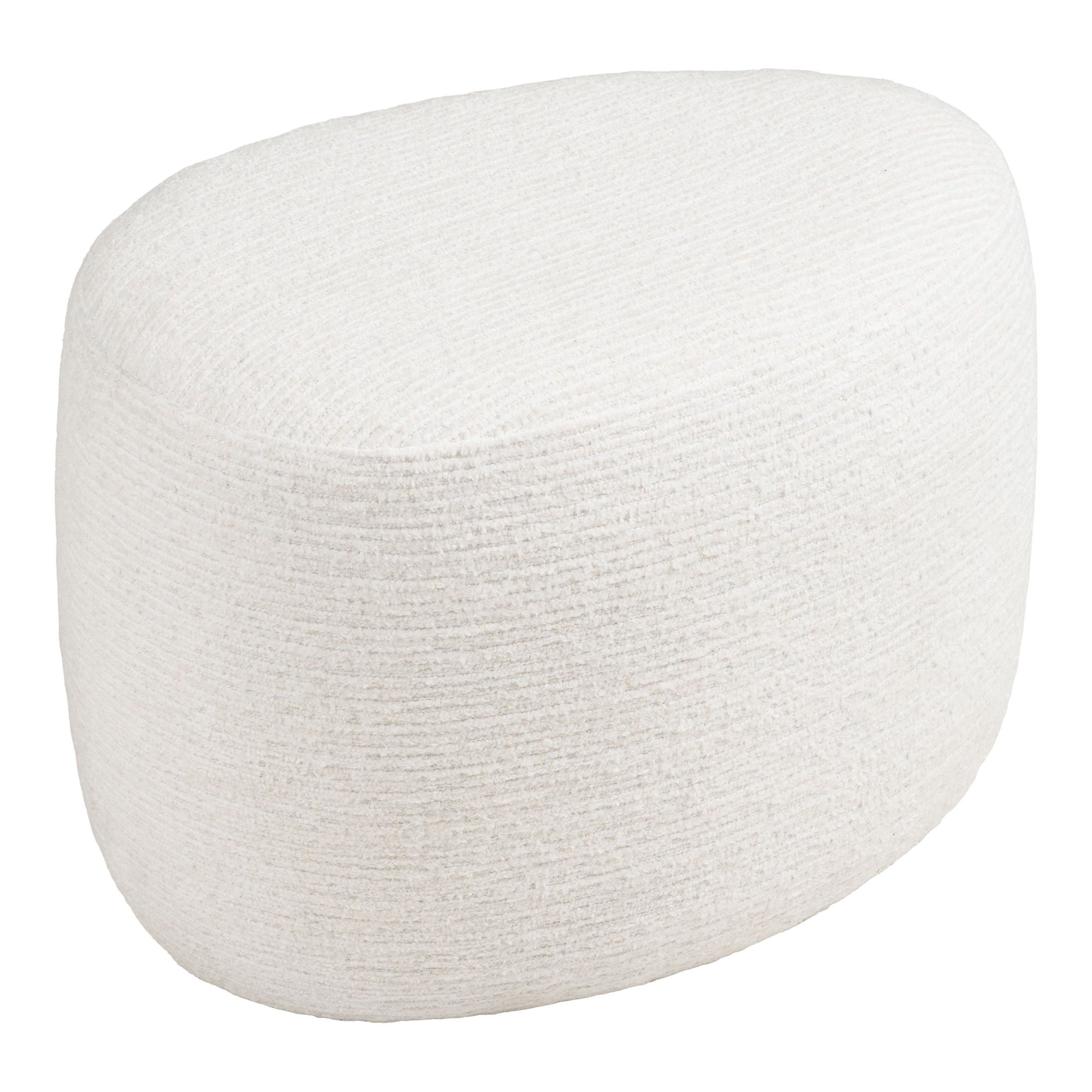 Hilo Puf - Puf, Off -White 55x40x39 cm, HN1081