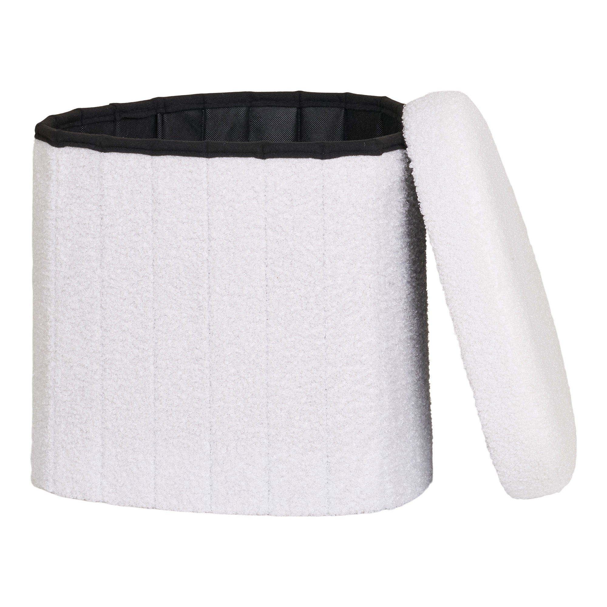 Puf, Teddy, White, HN1310<br>42,5x36,5 cm