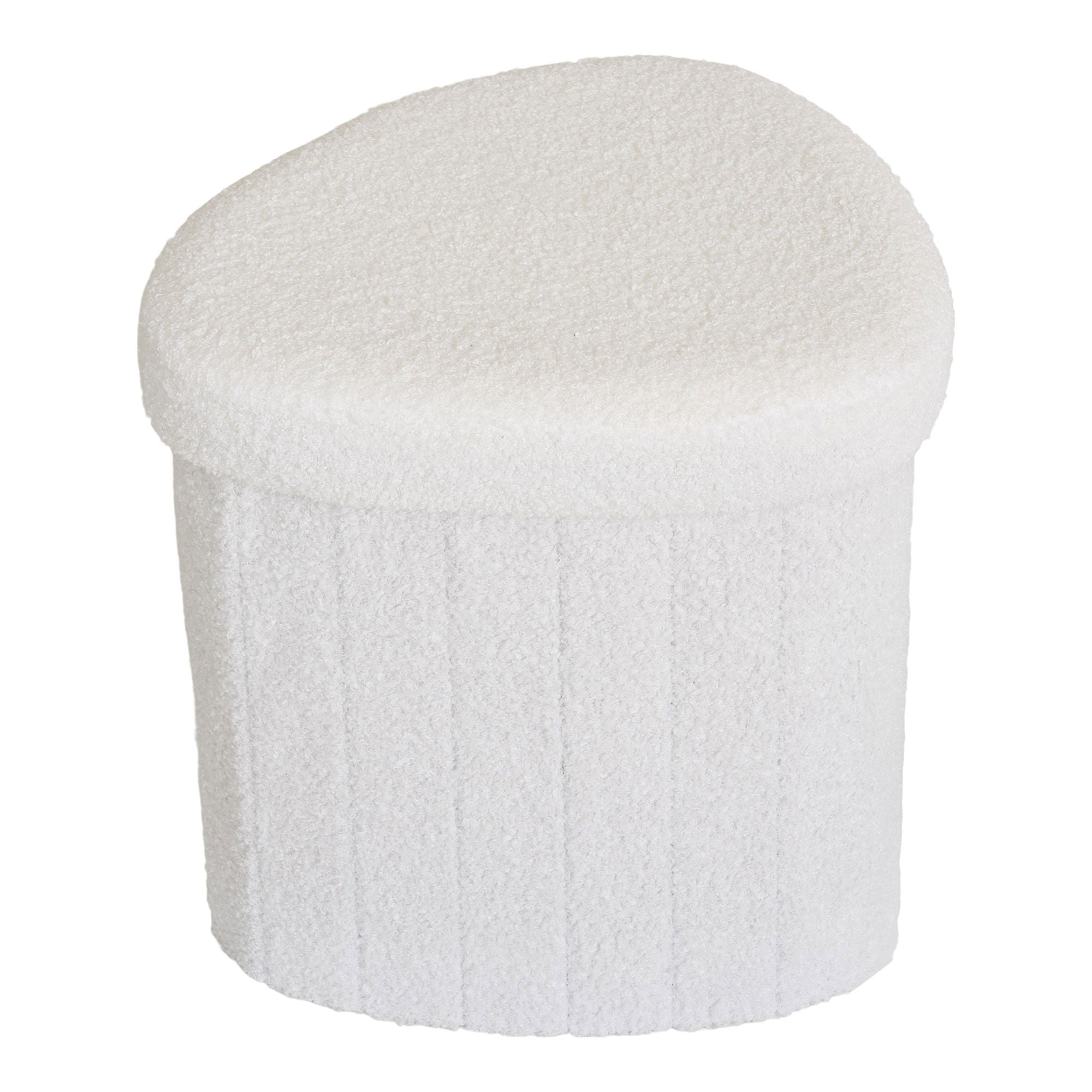 Puf, Teddy, White, HN1310<br>42,5x36,5 cm