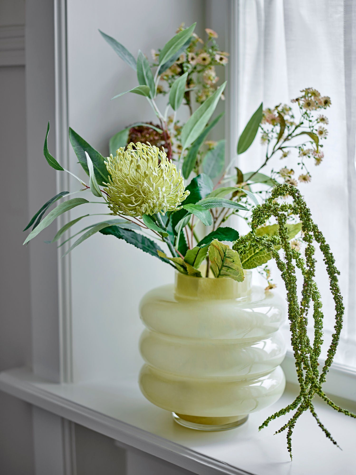 Bloomingville Sahara vase, gul, glass