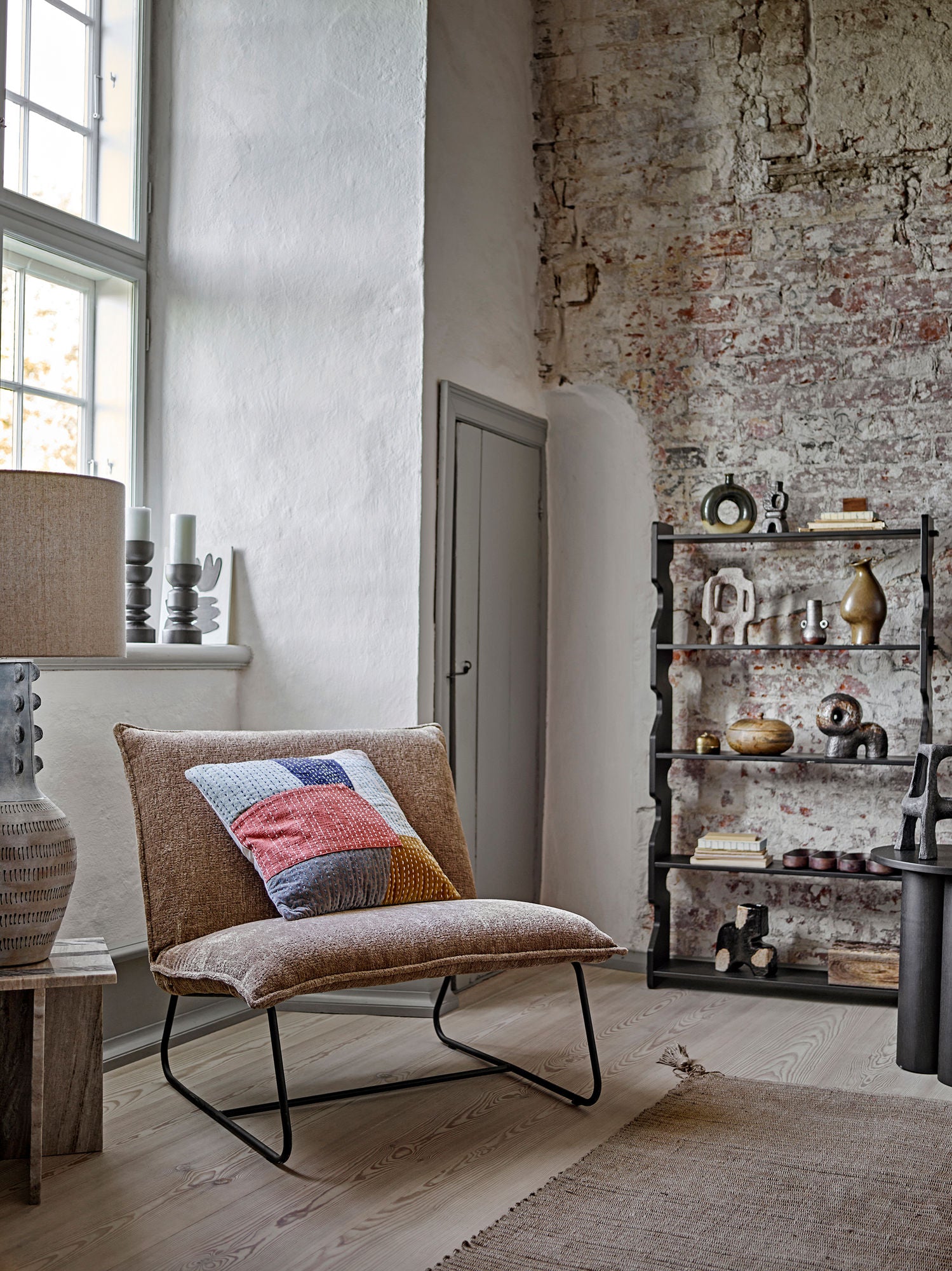 Bloomingville Montanaro pute, oransje, bomull