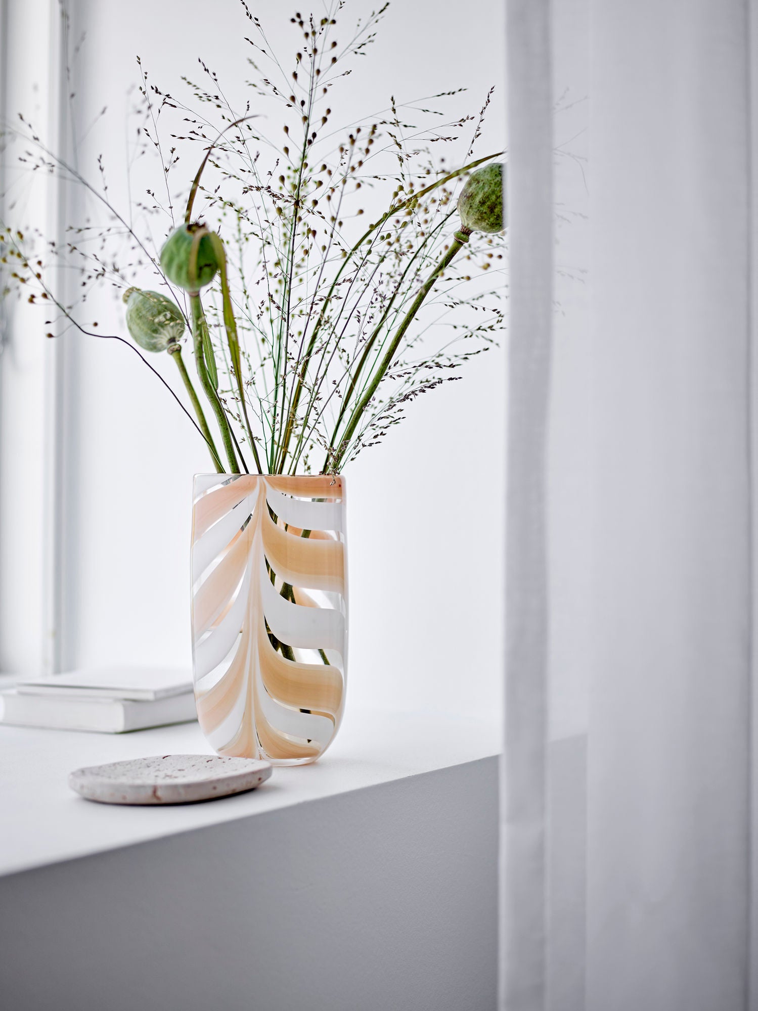 Bloomingville Taven Vase, appelsin, glass