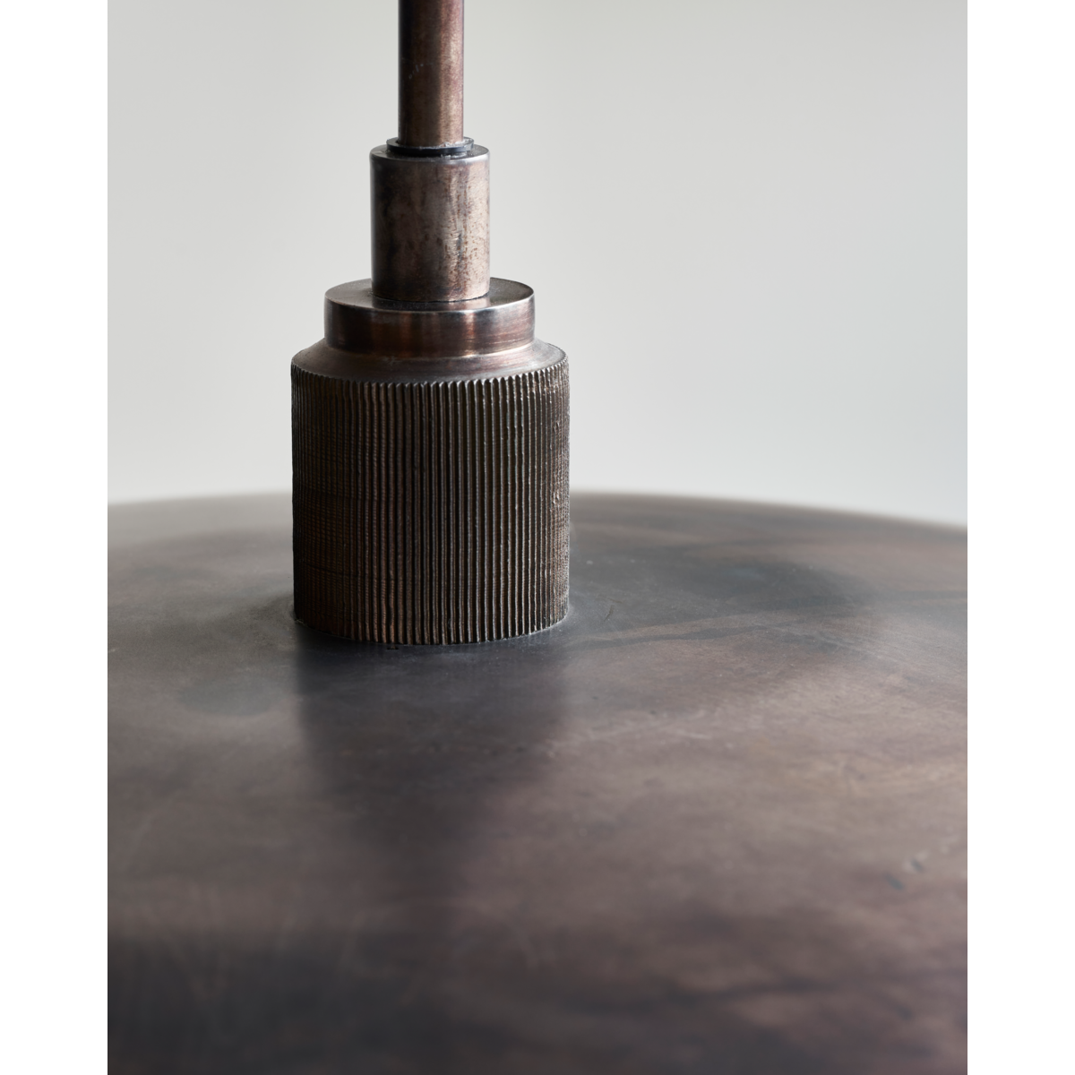 Lampe, hdboston, antikkbrun