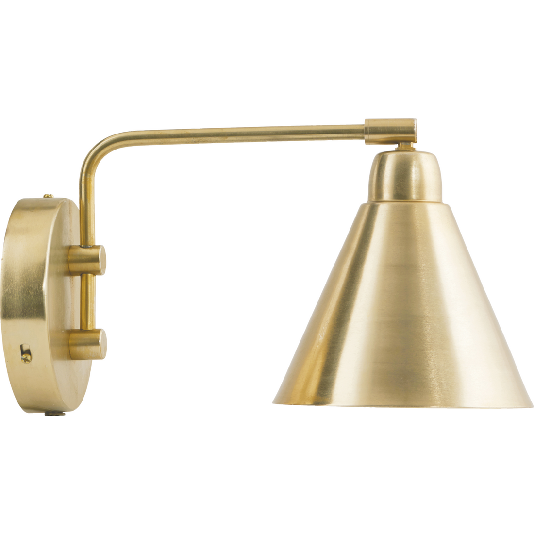 Vegglampe, hdgame, messing