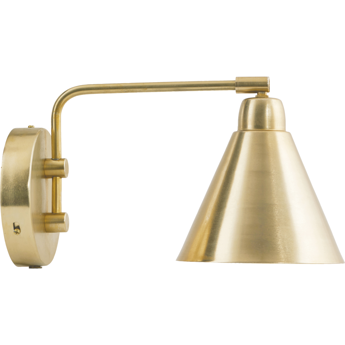 Vegglampe, hdgame, messing