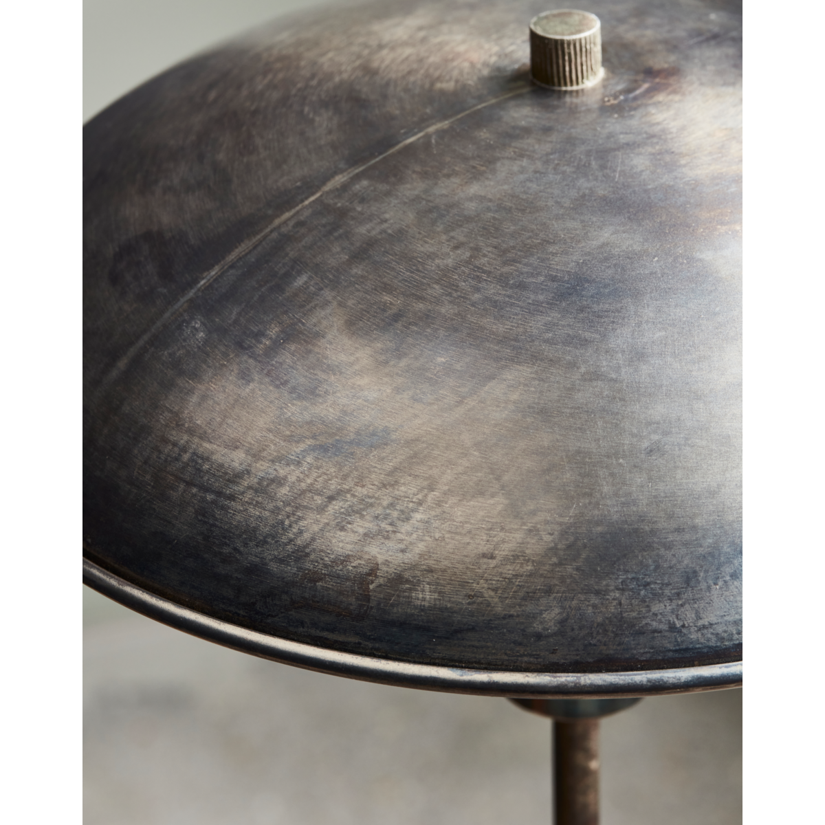 Bordlampe, hdboston, antikkbrun