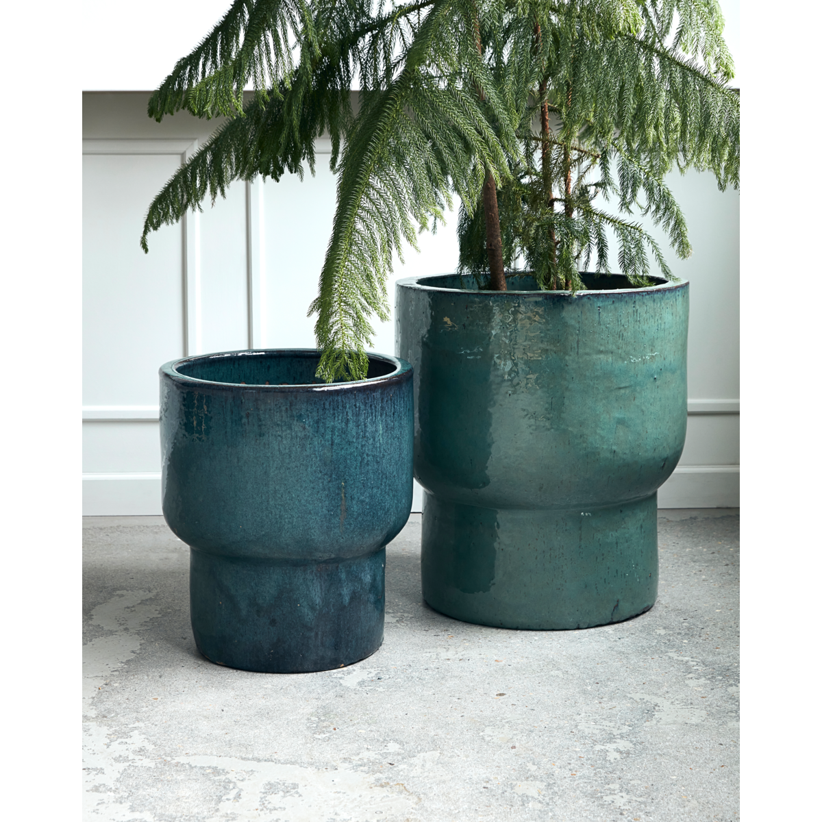 Urtpot, Hdterra, Green H: 55 cm, DIA: 50 cm