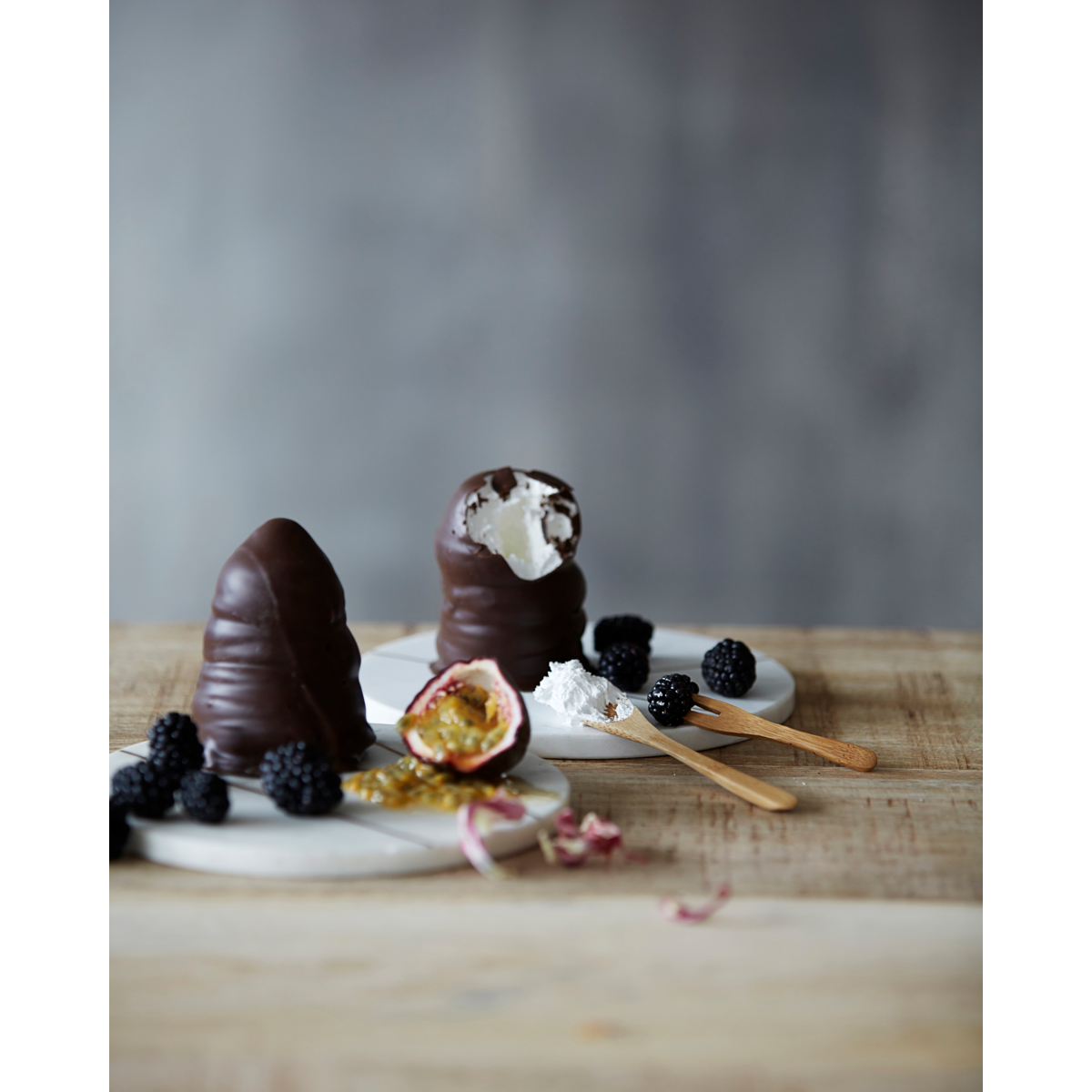 Gaffel, hdbambus, natur