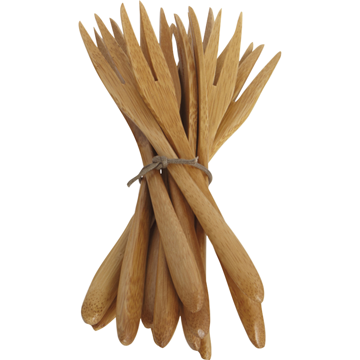 Gaffel, hdbambus, natur