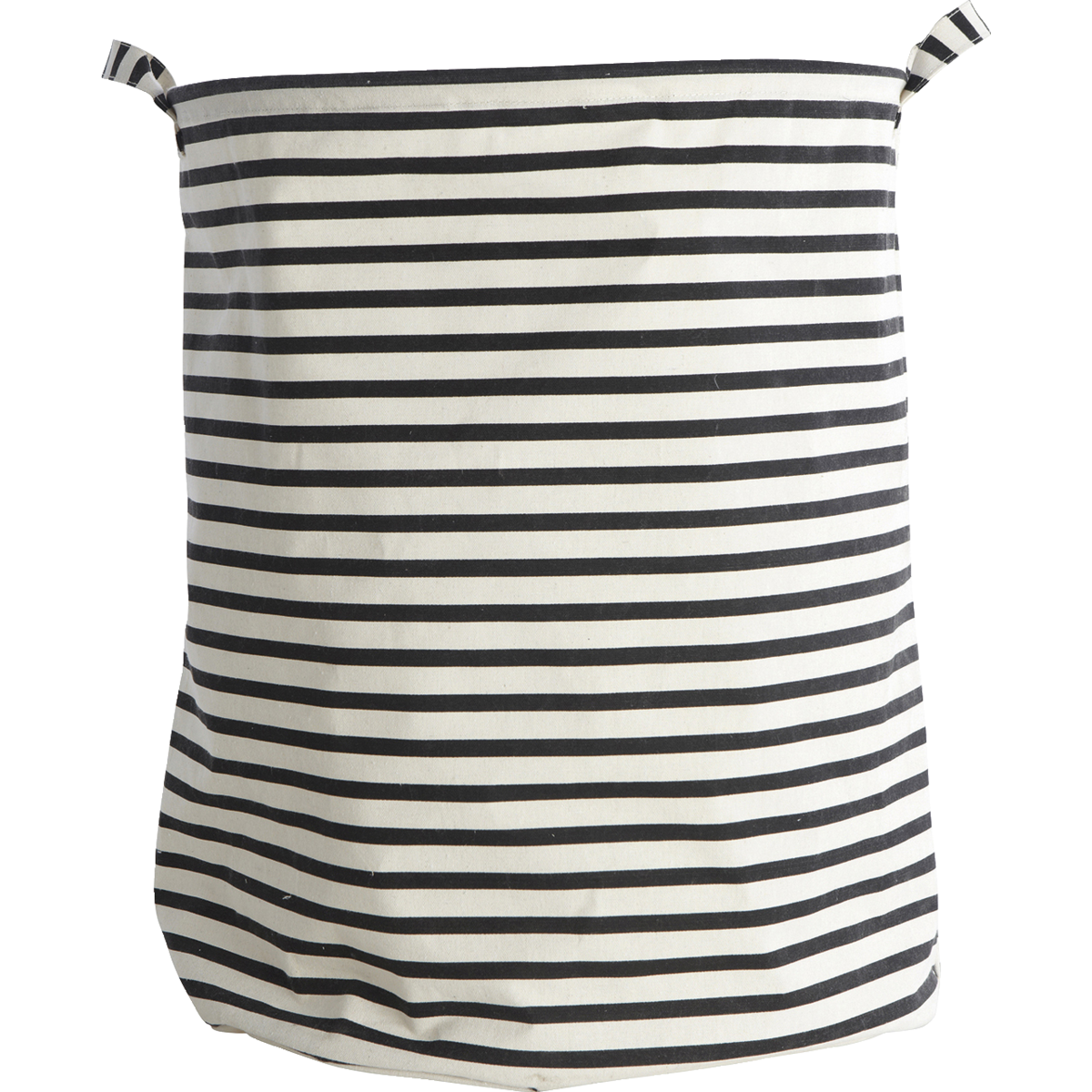 Vaskeri, hdstripes, svart H: 50 cm, dia: 40 cm