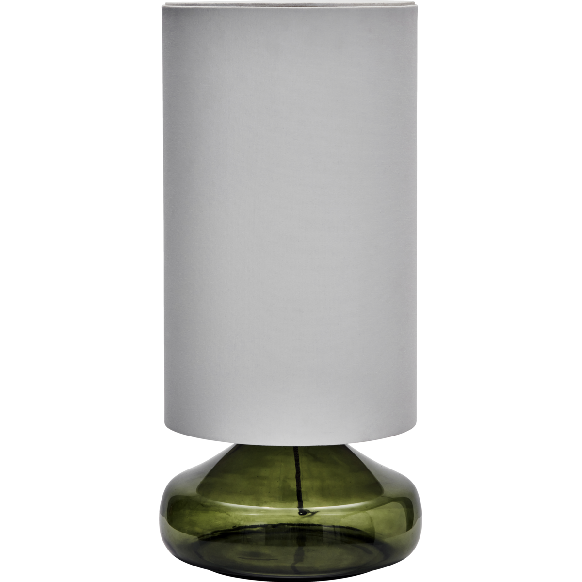 Bordlampe, hdmatte, grønn; hvit