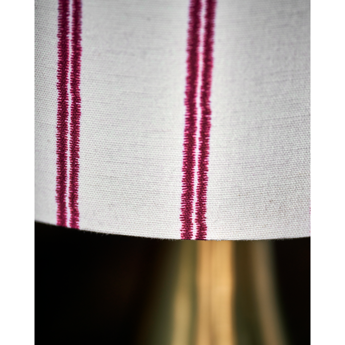 Bordlampe, hdtulip, antikk messing