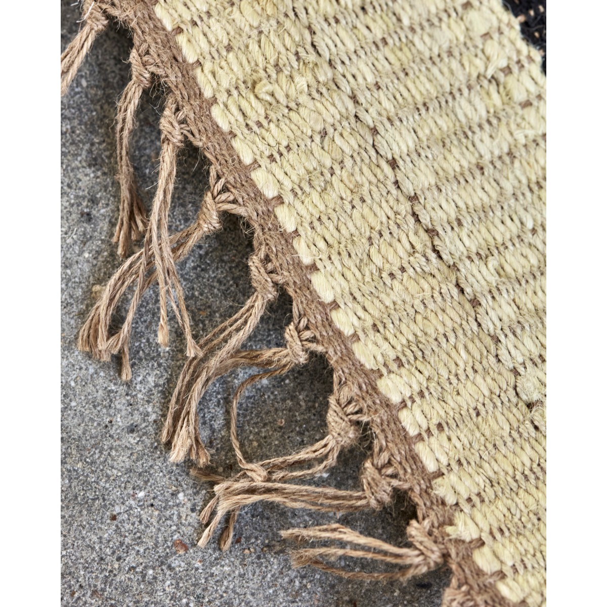 Teppe, hdsima, svart; naturlig