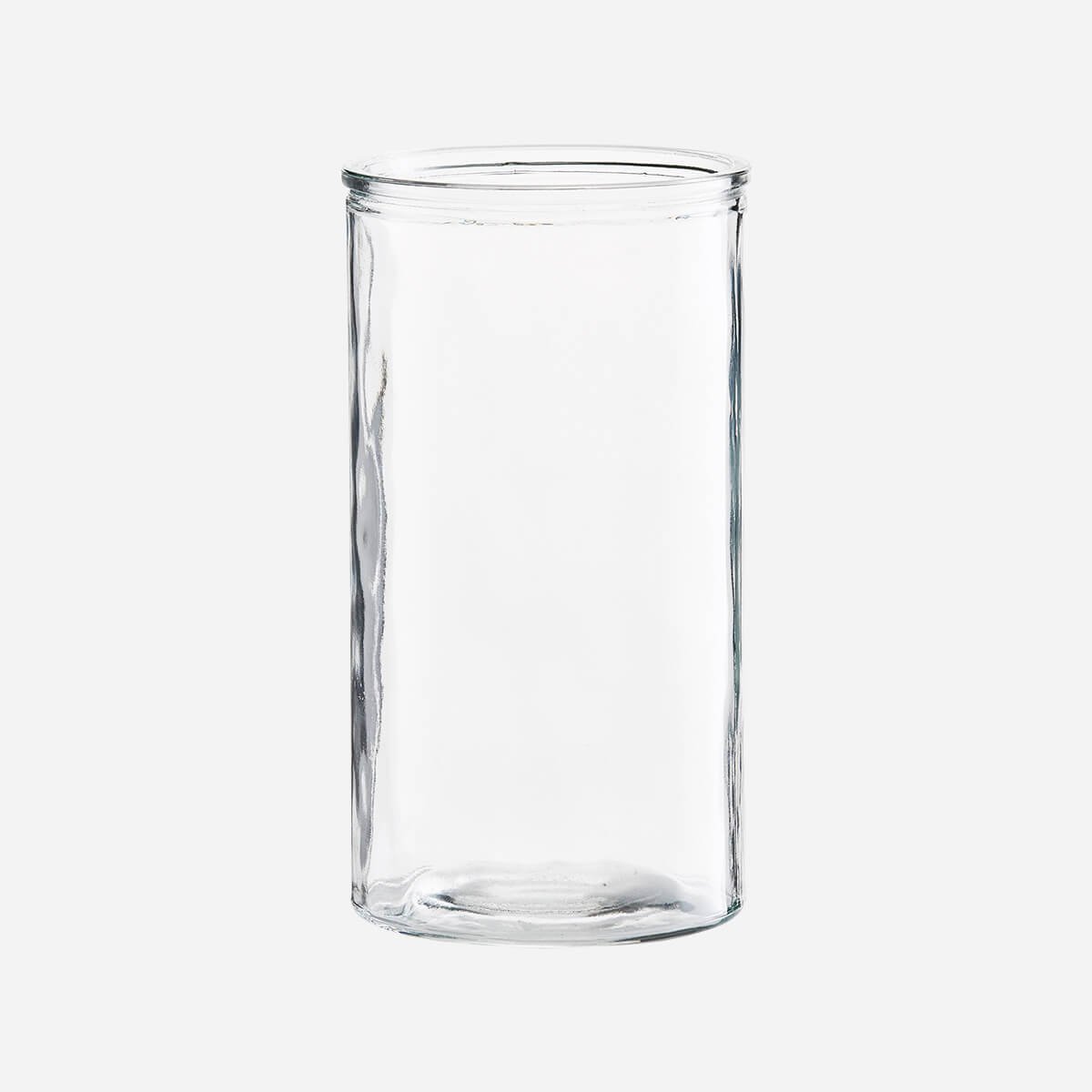 Huslege - Vase, sylinder, klar - H: 24 cm, DIA: 13 cm