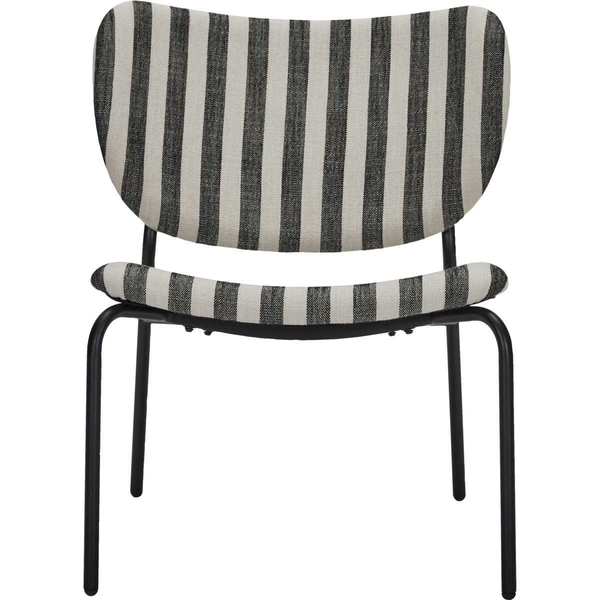 Lounge Chair, Hdlonga, Black; hvit