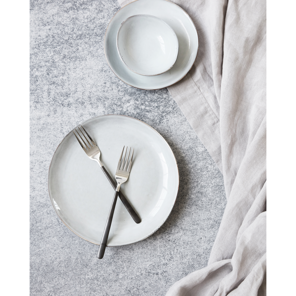 Huslege - Fork, HDOX, svart; Sølv