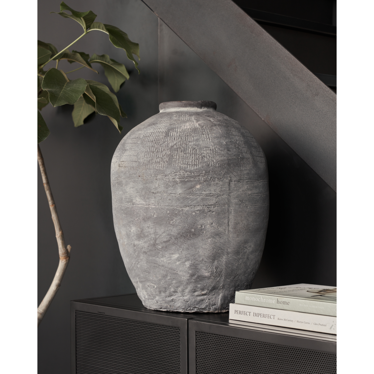 Vase, hdrustik, betong