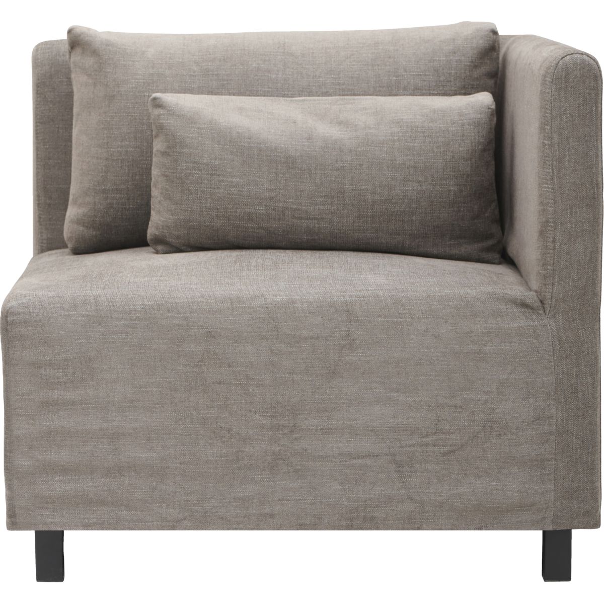 Sofa, hjørneseksjon, Hdhazel Night, Gray; brun