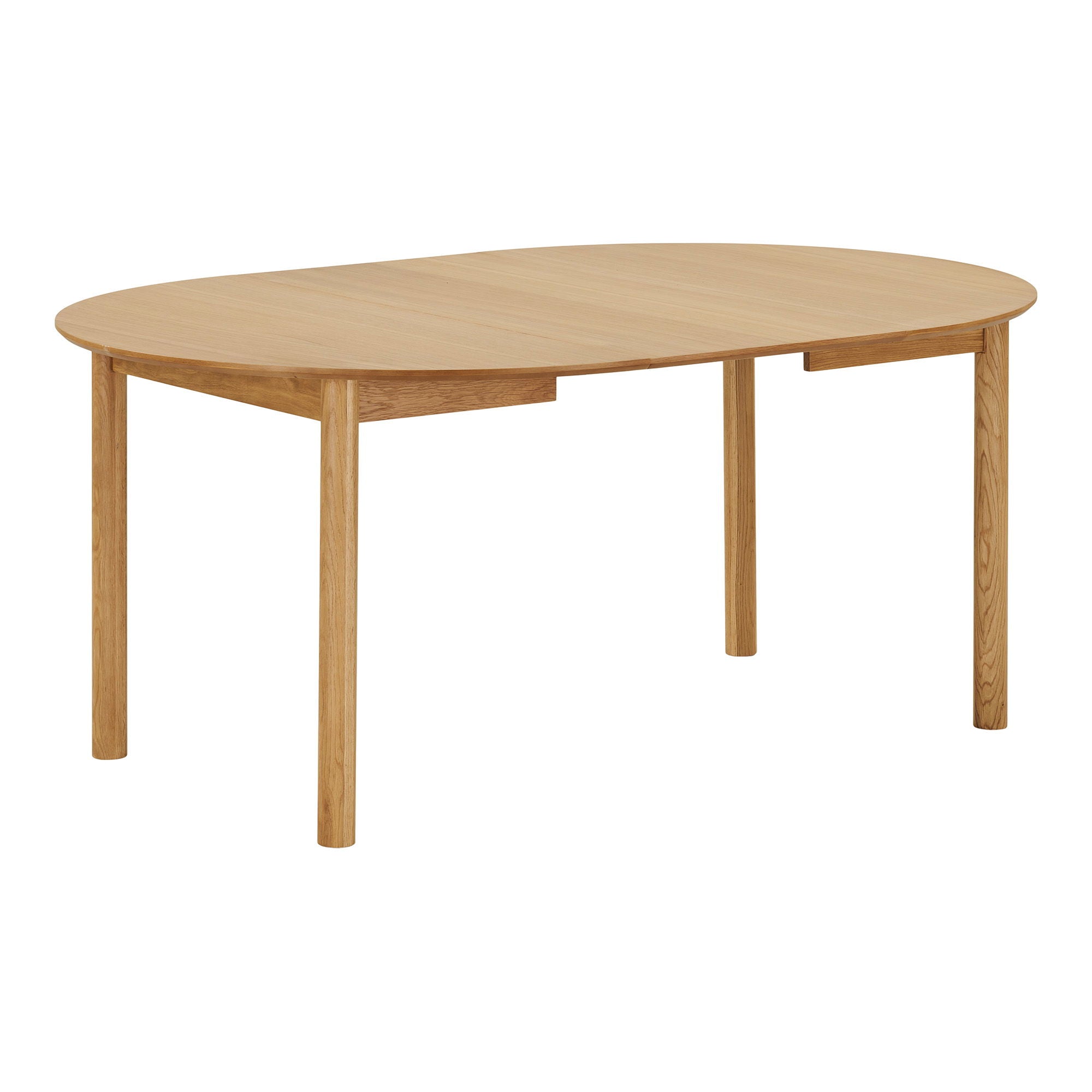 Bundaberg spisebord - spisebord, eikebøter, inkl. Ytterligere plater Ø120x120-170-220x75 cm