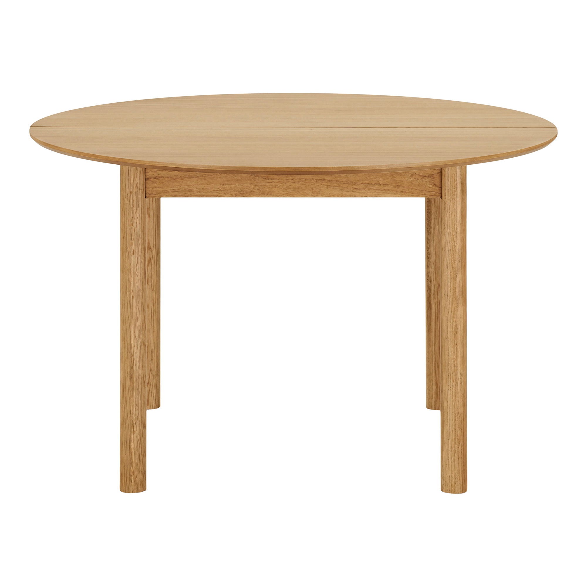 Bundaberg spisebord - spisebord, eikebøter, inkl. Ytterligere plater Ø120x120-170-220x75 cm