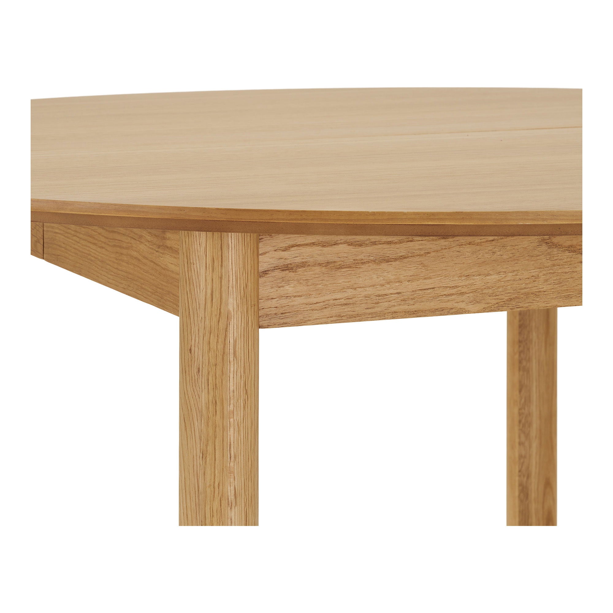 Bundaberg spisebord - spisebord, eikebøter, inkl. Ytterligere plater Ø120x120-170-220x75 cm
