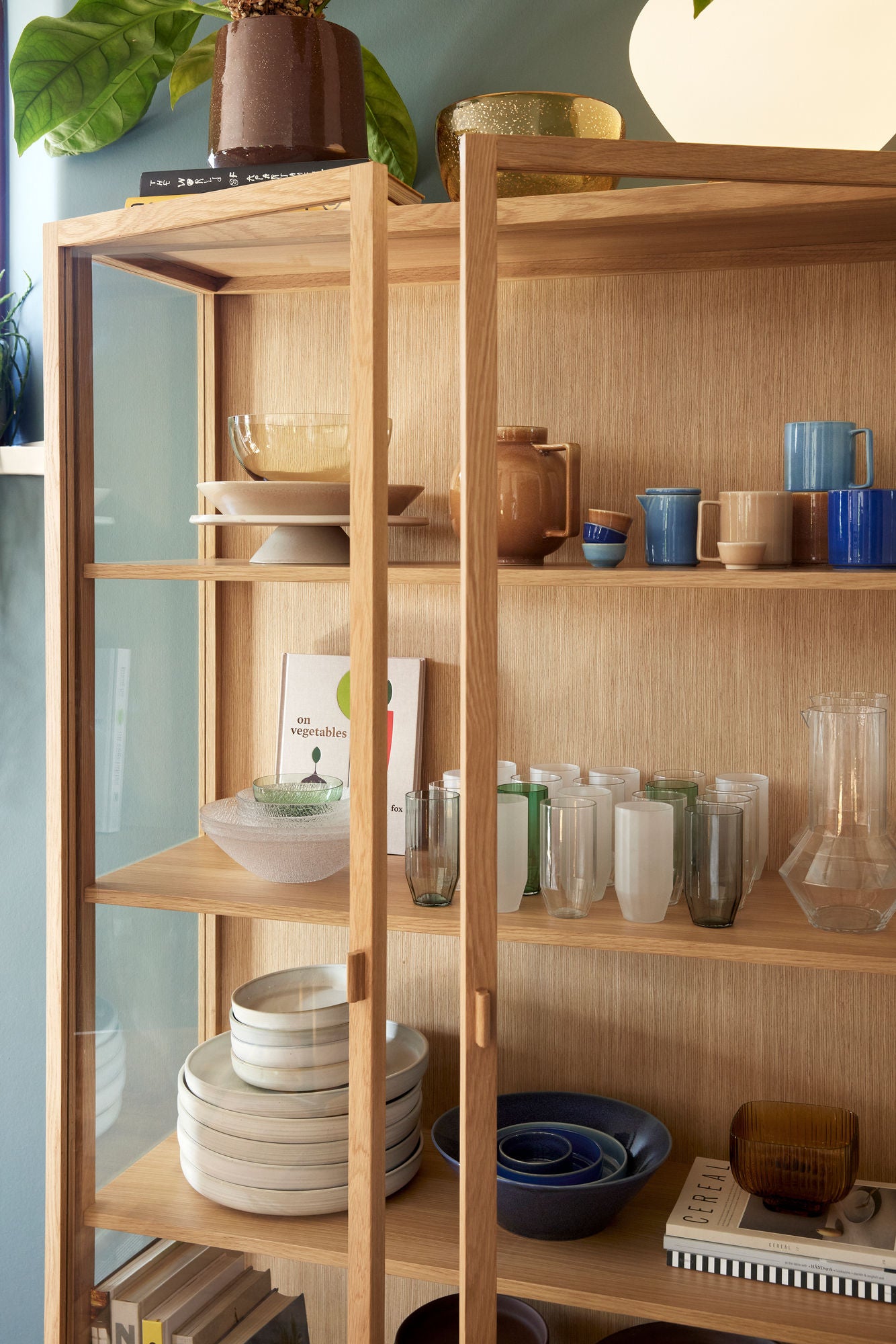 Hübsch Glaze jubler stor blå