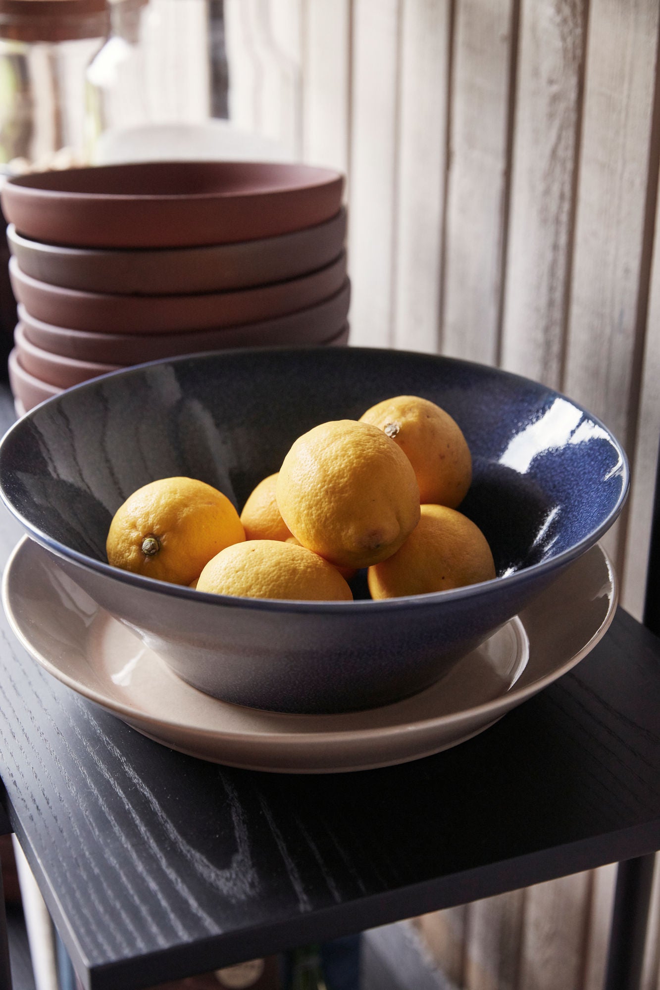 Hübsch Glaze Bowl liten sand