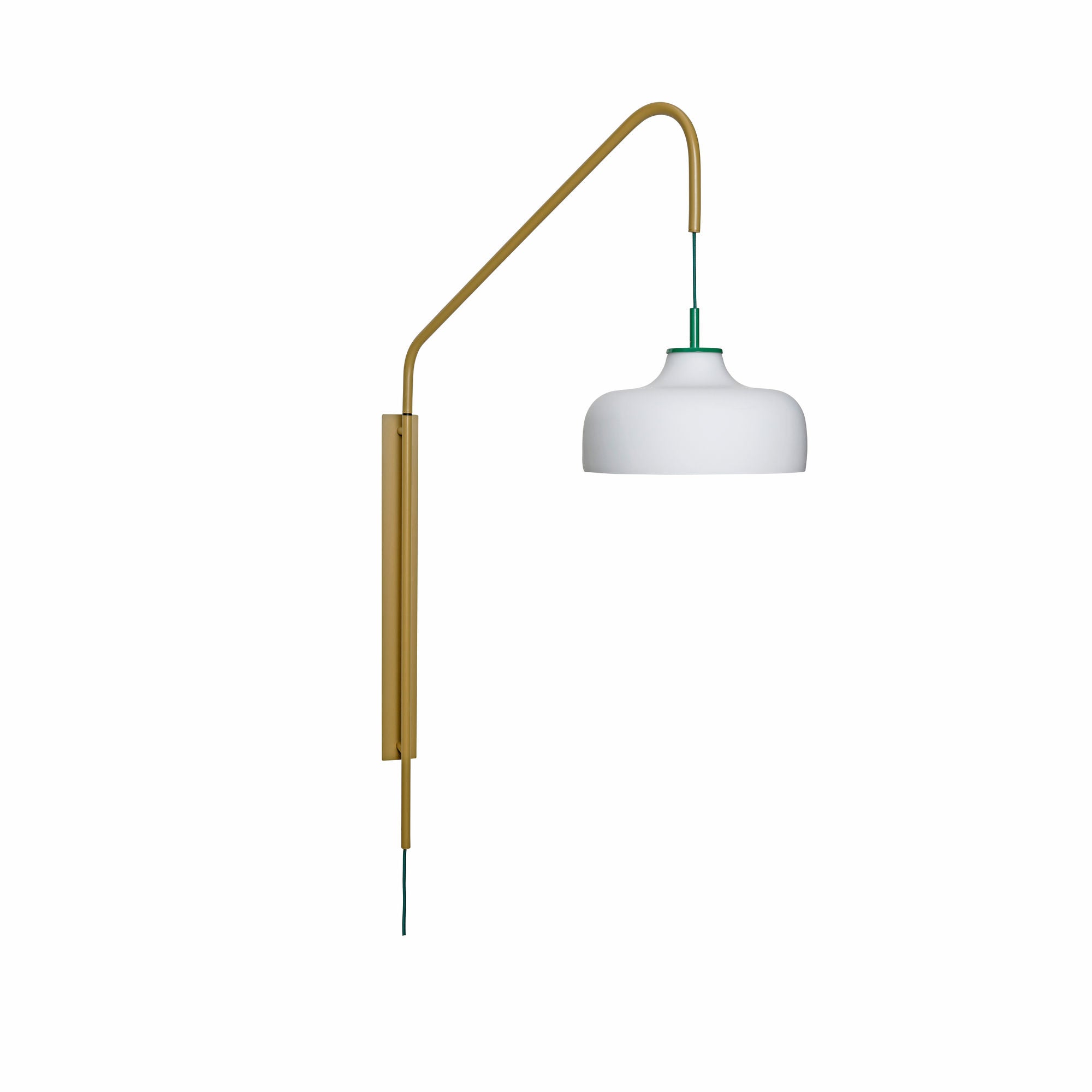 Nåværende vegglampe grønn - 71x30xh111cm, E27