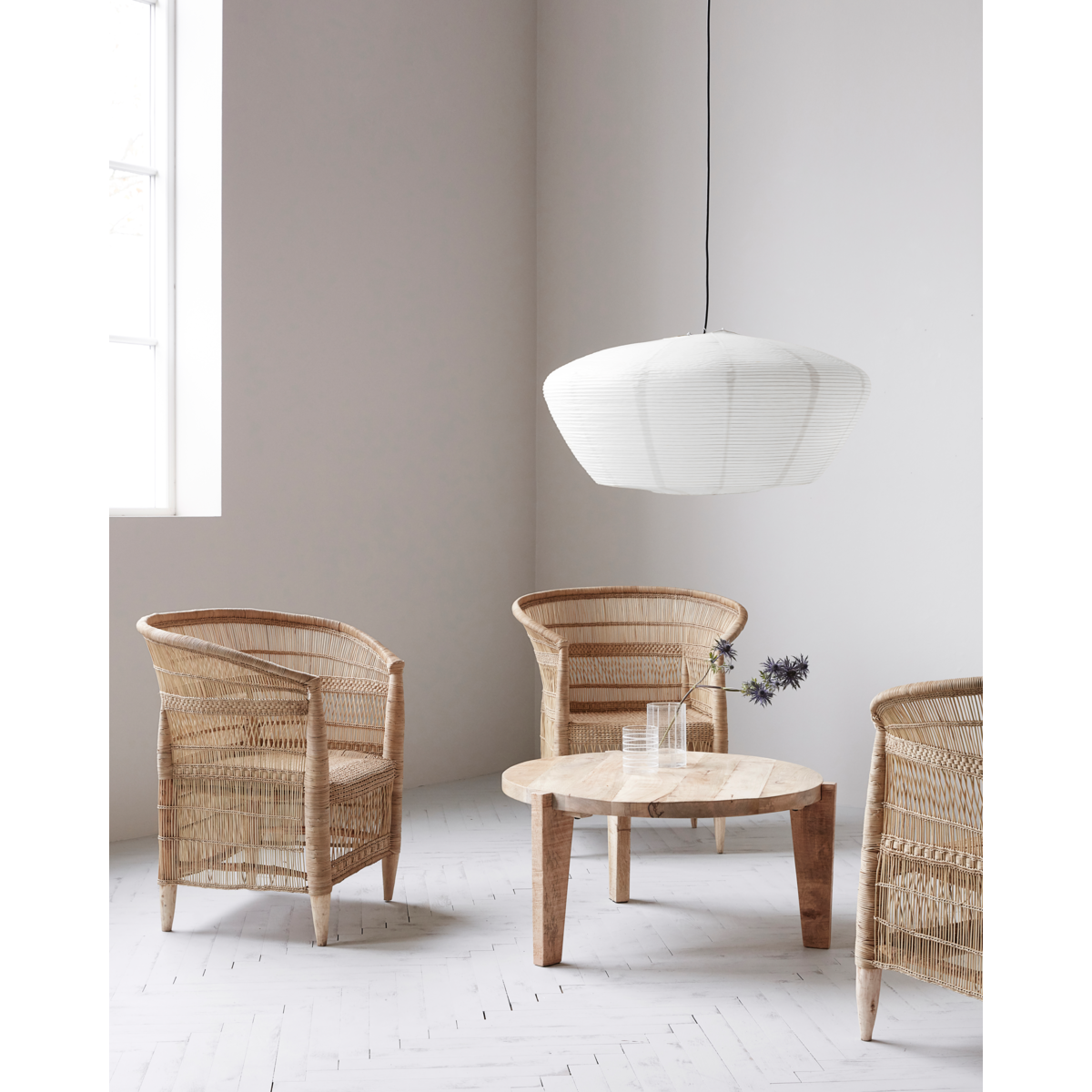 Lampshade, Hdbidar, hvit