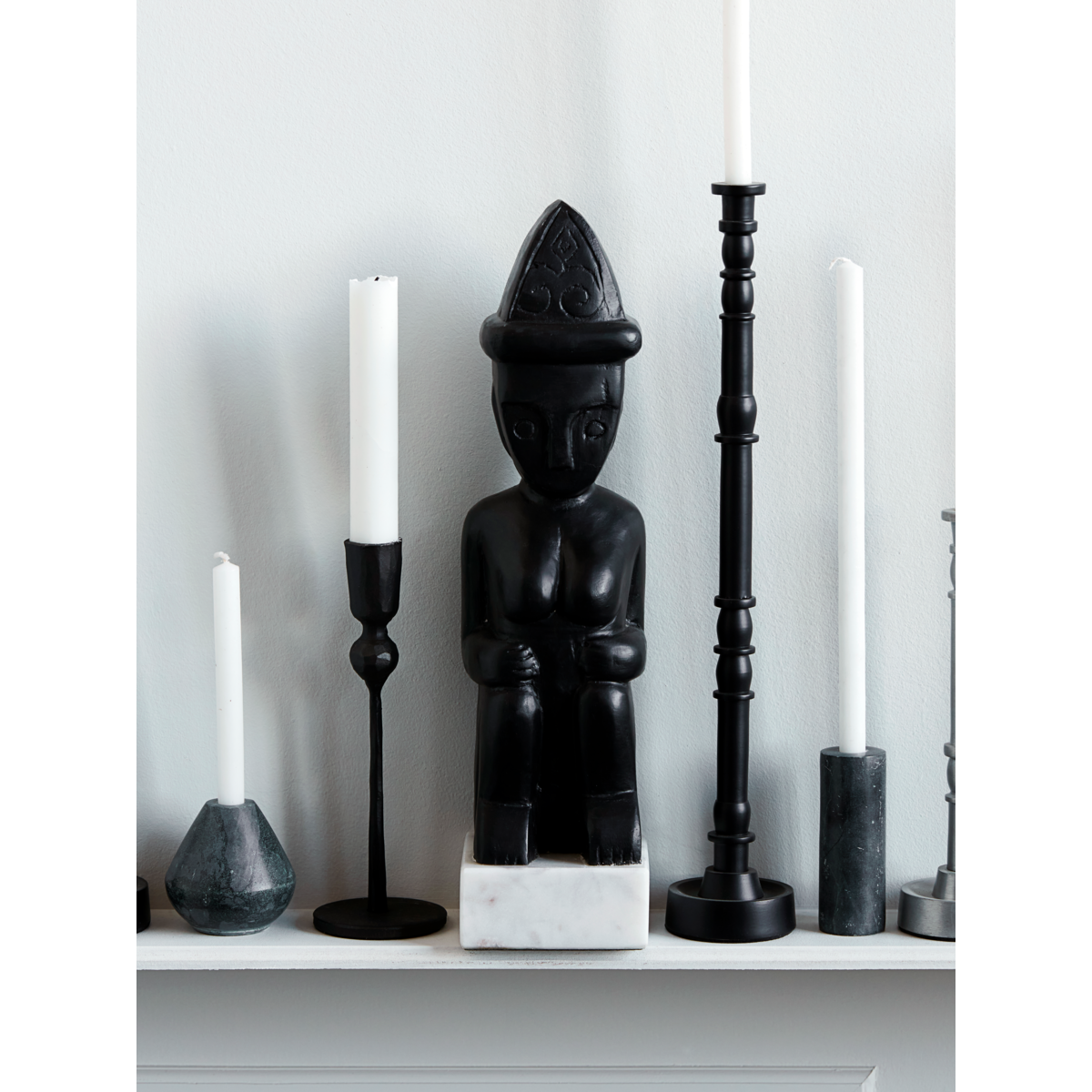 Kunstverk, HDTo sittende, svart