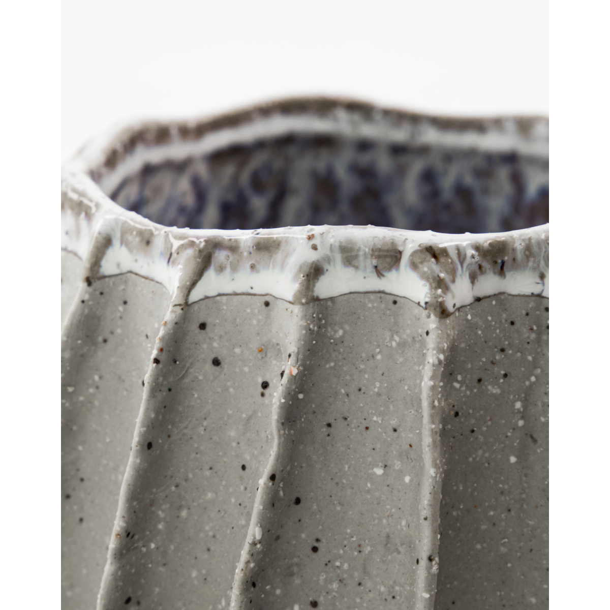 Urtpotte, hdshell, grå; beige